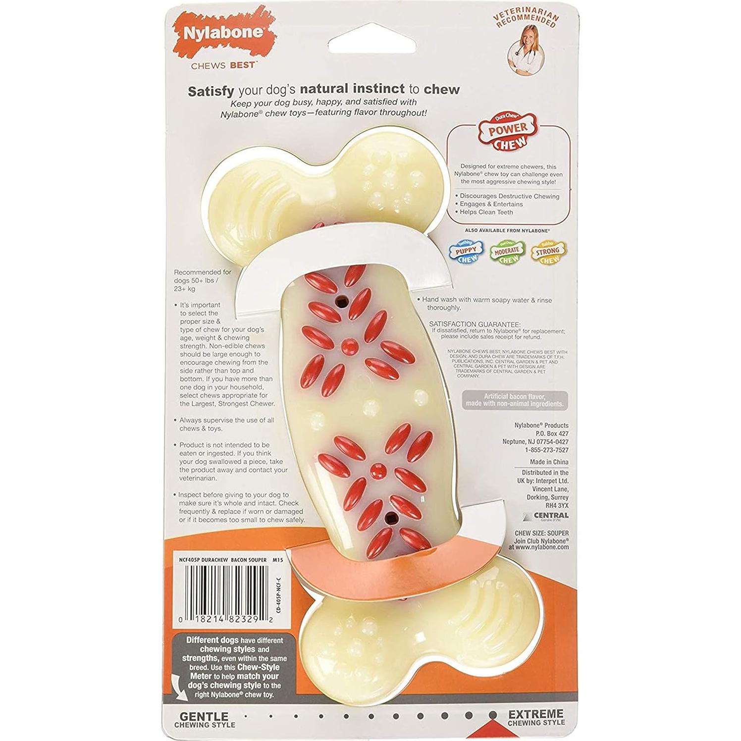 Juguete de Masticar Nylabone Power Chew Tocino X-Large 22.68 kg