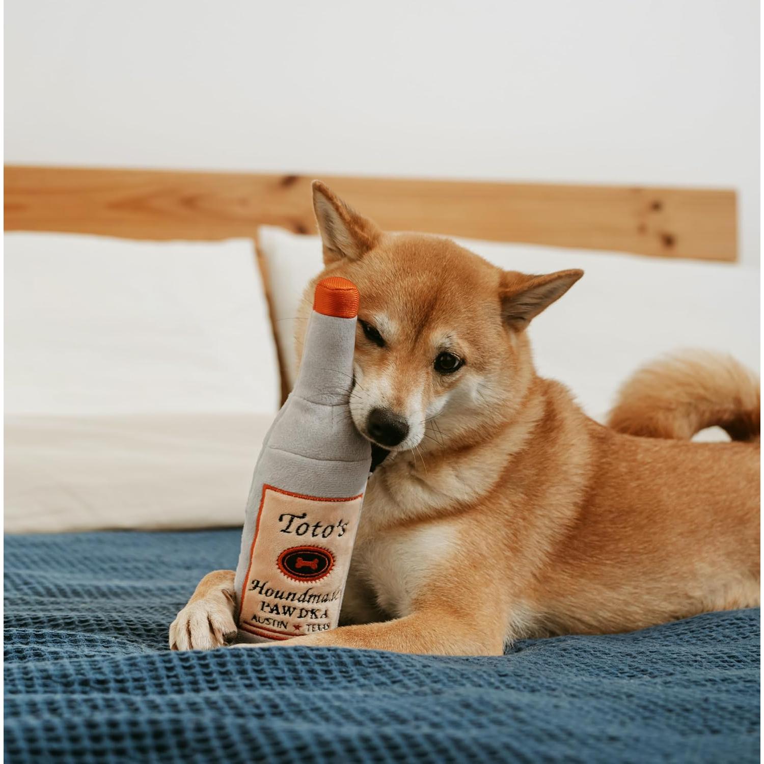 Juguete de Peluche Squeaky Crinkle Toto 24.1 cm para Perros