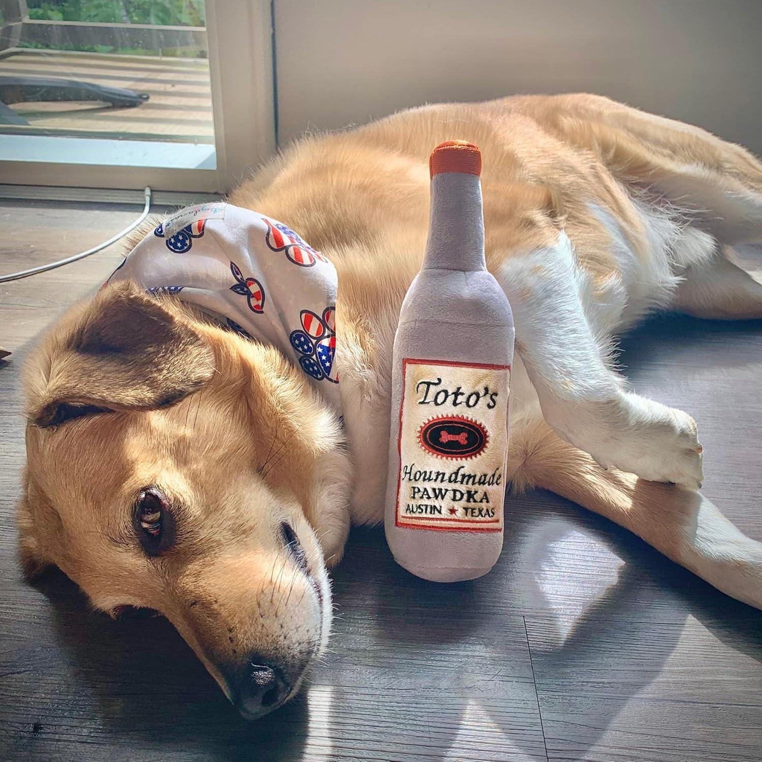 Juguete de Peluche Squeaky Crinkle Toto 24.1 cm para Perros