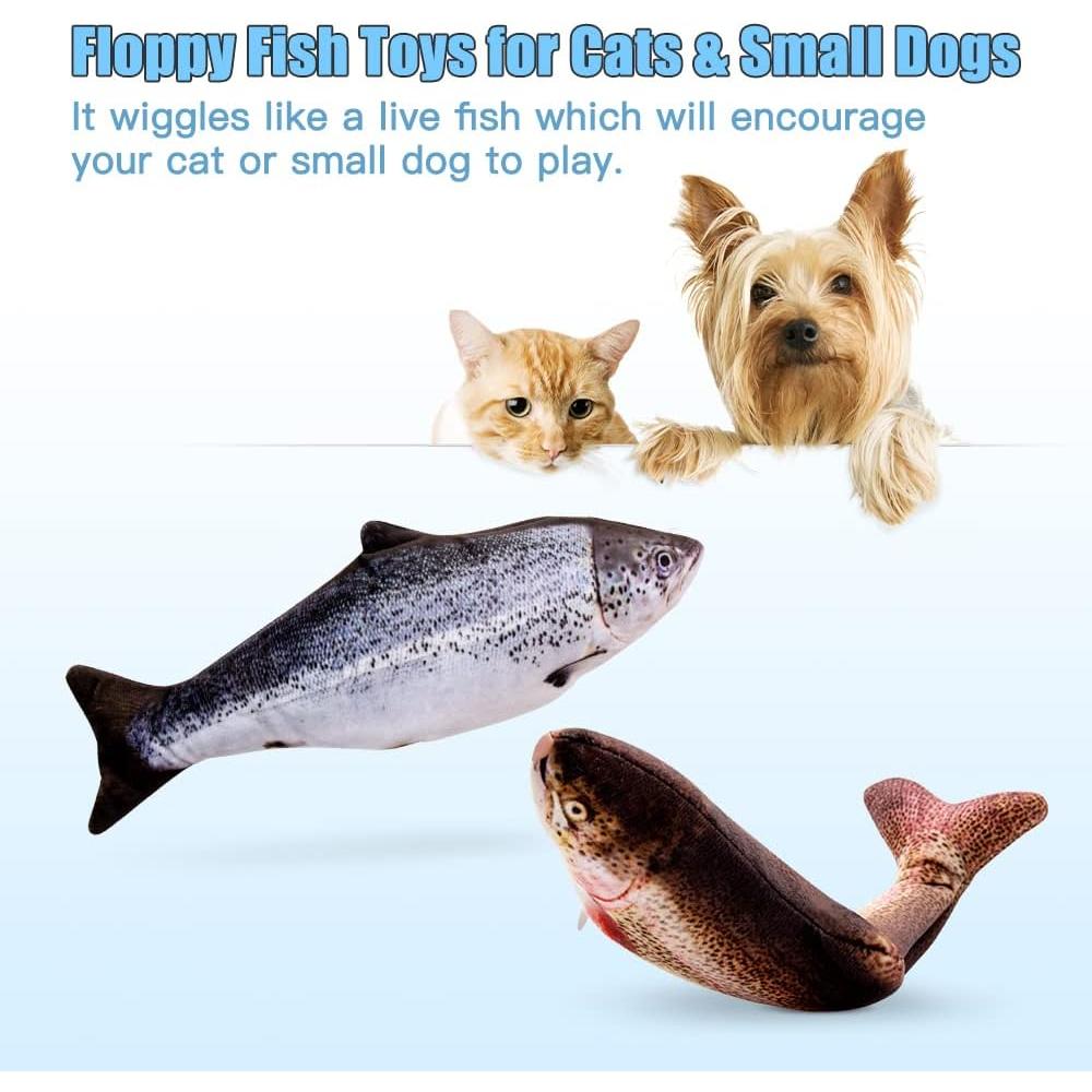 Juguete Interactivo para Gatos TOOGE Pez Movible 22.86cm