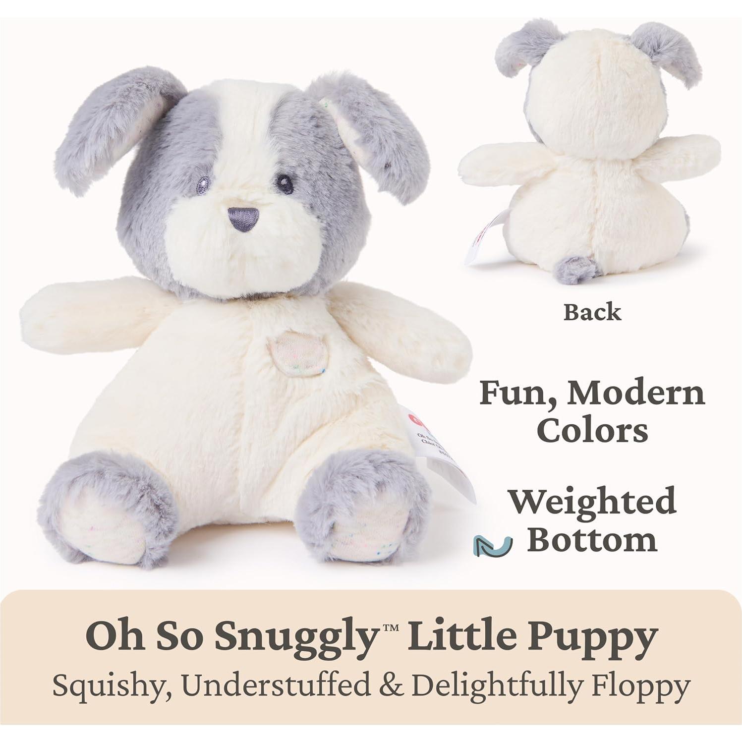 GUND Peluche Mini Perrito Oh So Snuggly 17.78 cm Gris/Blanco