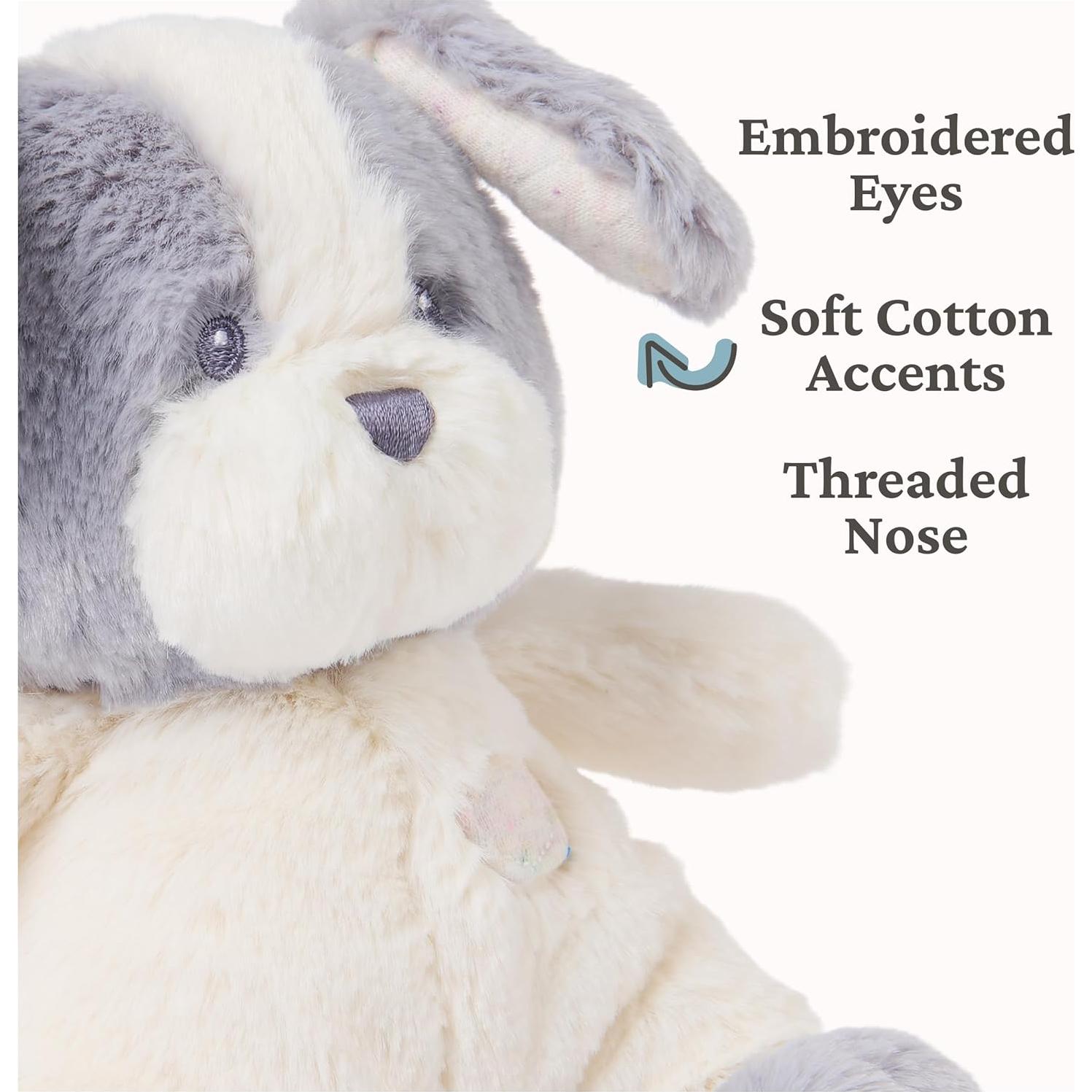 GUND Peluche Mini Perrito Oh So Snuggly 17.78 cm Gris/Blanco