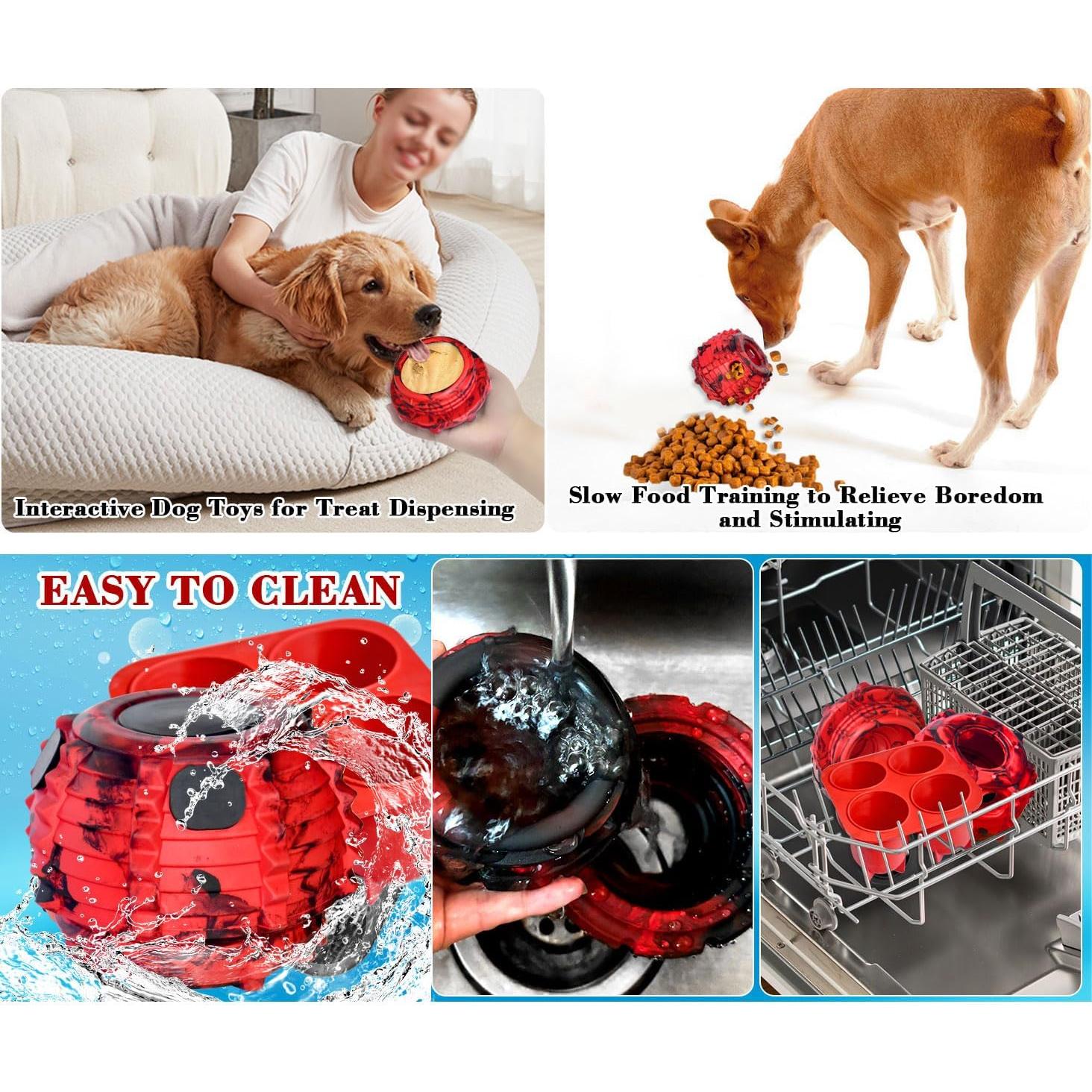 Juguete Interactivo para Perros XHX - Caucho Natural 8.9x5.1 cm