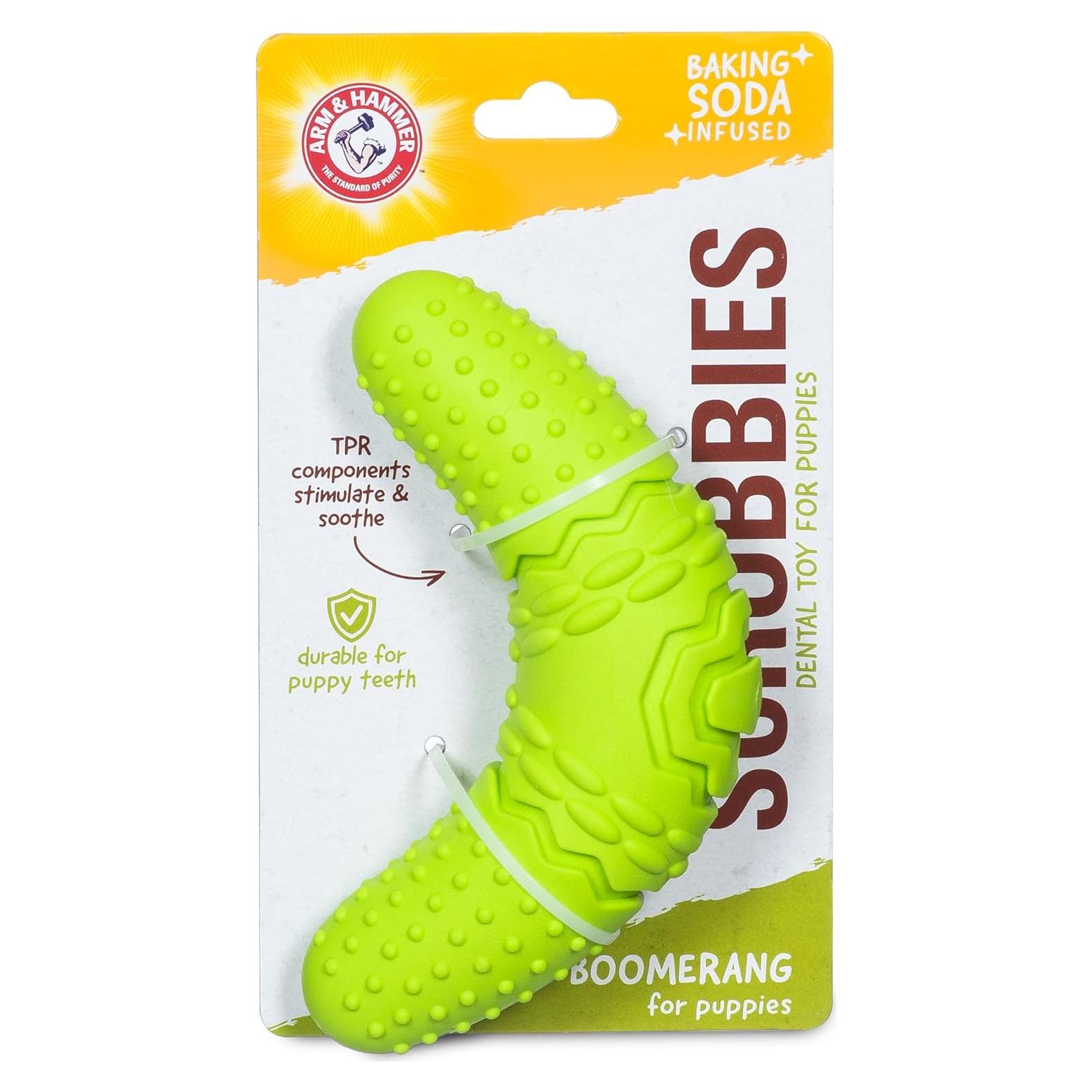 Juguete de Masticar Boomerang Arm & Hammer para Cachorros 17.78 cm