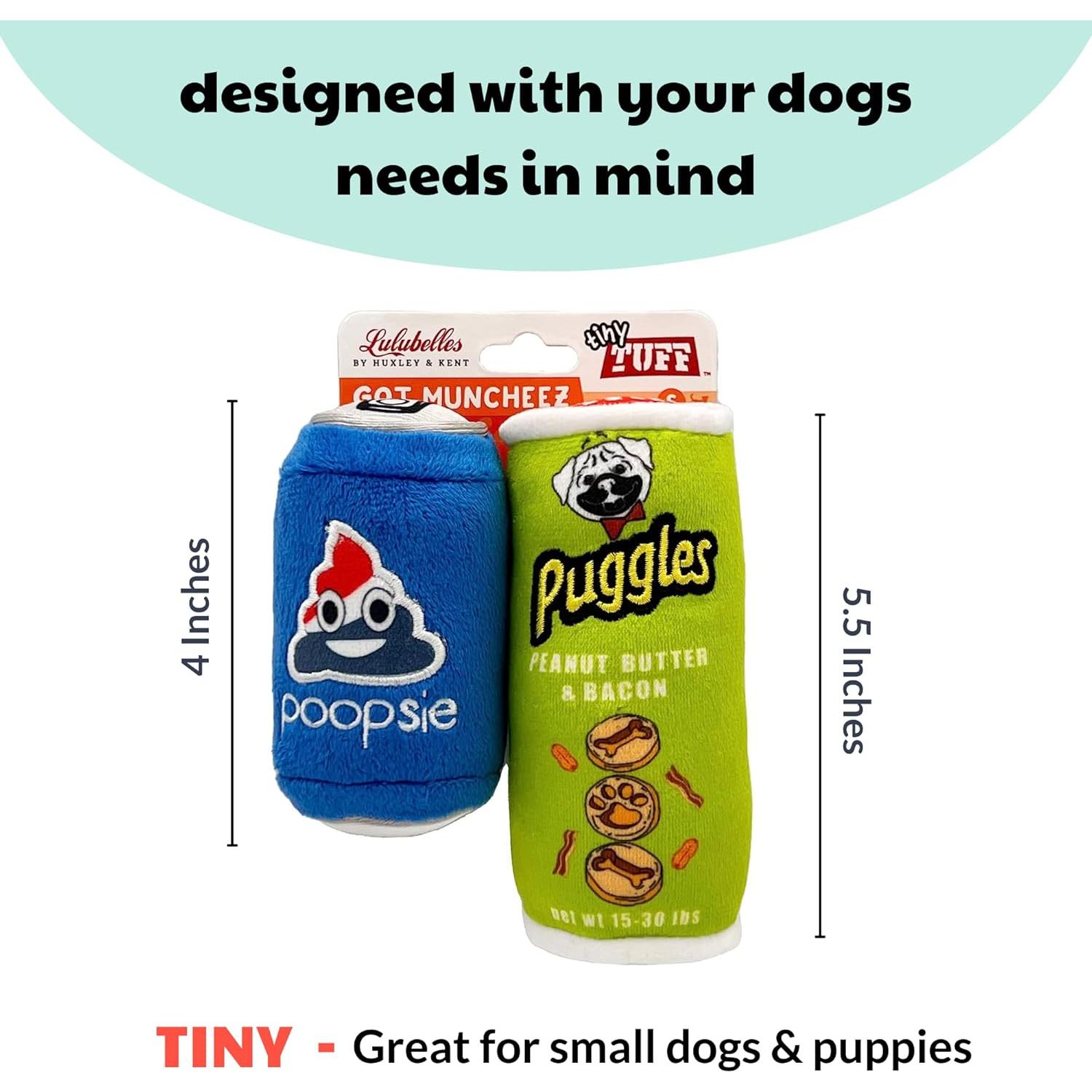 Juguetes para Perros Huxley & Kent Tiny Tuff - Paquete de 2