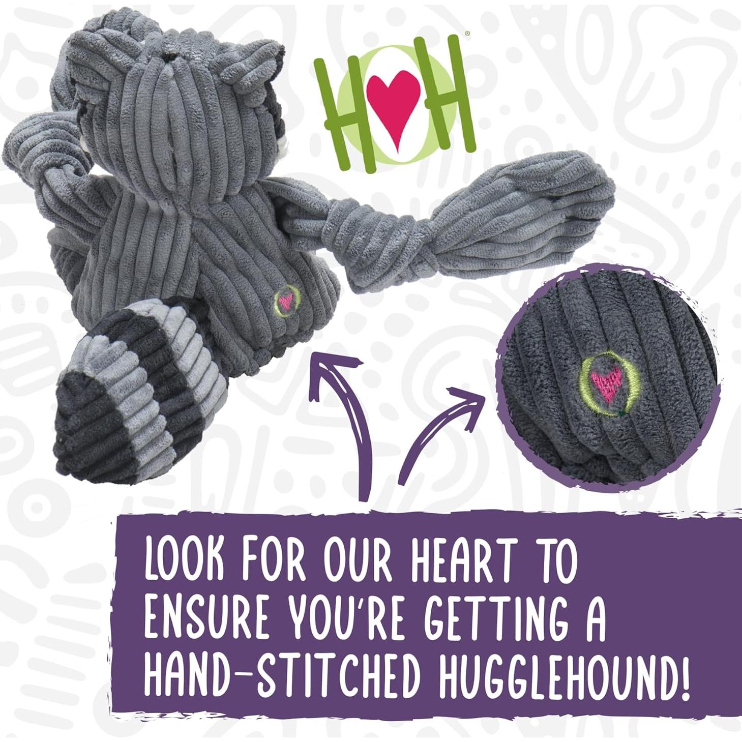 Juguete de Peluche HuggleHounds Vaca Angus Grande 38 cm