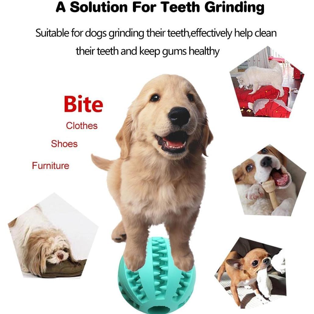 Pelota de Juguete para Perros Idepet 8 cm Resistente y No Tóxica