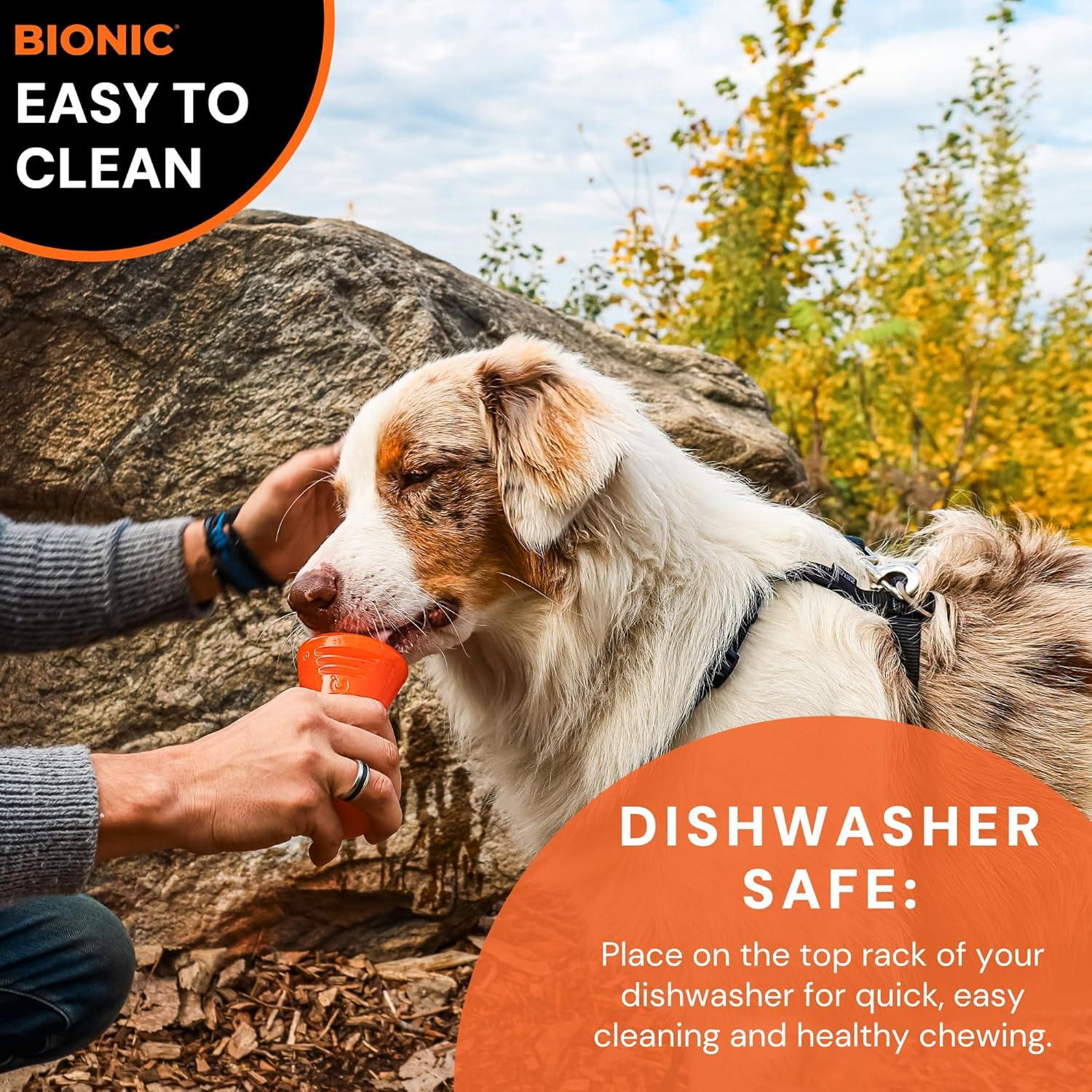 Hueso BIONIC Grande para Perros - Juguete Interactivo Duradero