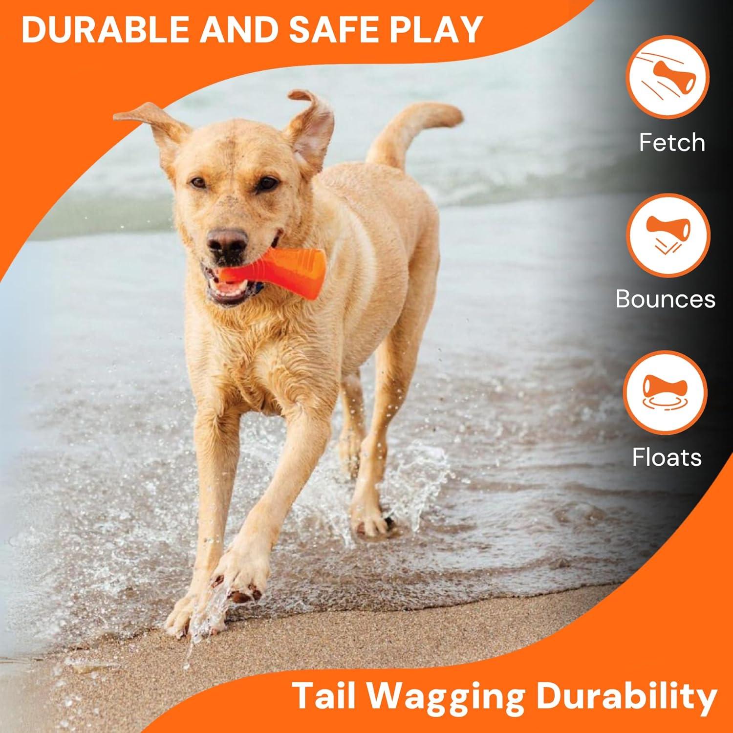 Hueso BIONIC Grande para Perros - Juguete Interactivo Duradero