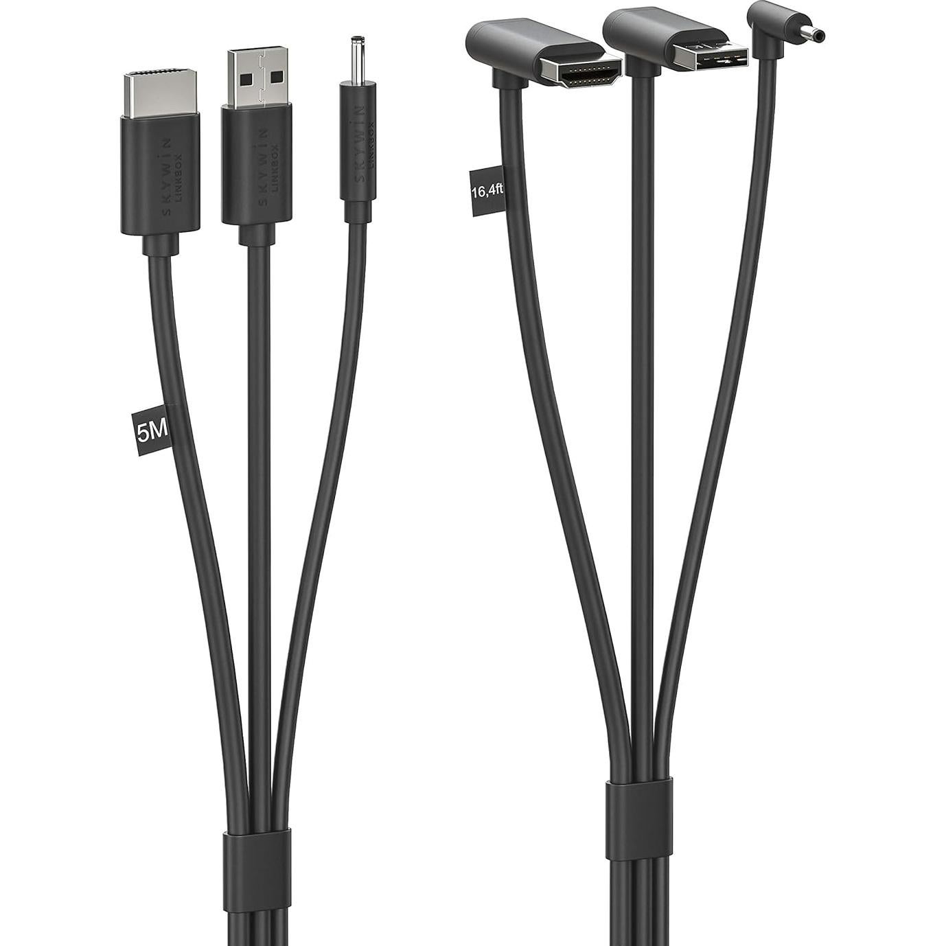 Cable 3-en-1 Plano Skywin para HTC Vive - 5 Metros