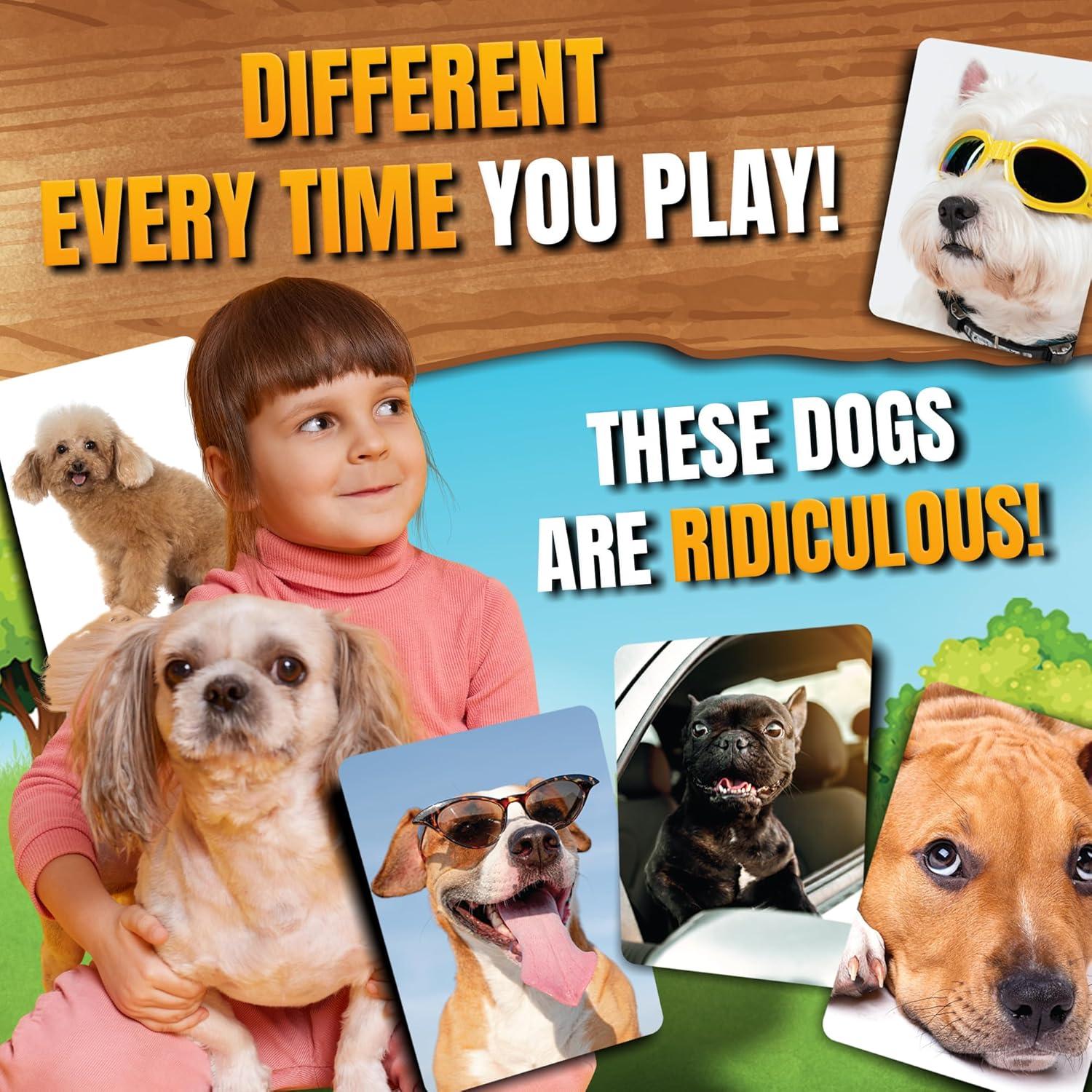 Juego de Cartas Nombra Ese Cachorro - Divertido para Familias