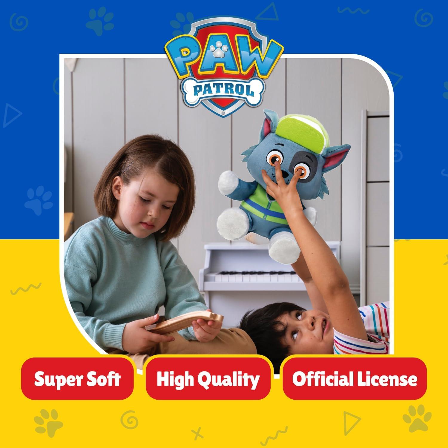 Peluche Ty Paw Patrol Rocky 20 cm Suave para Coleccionar
