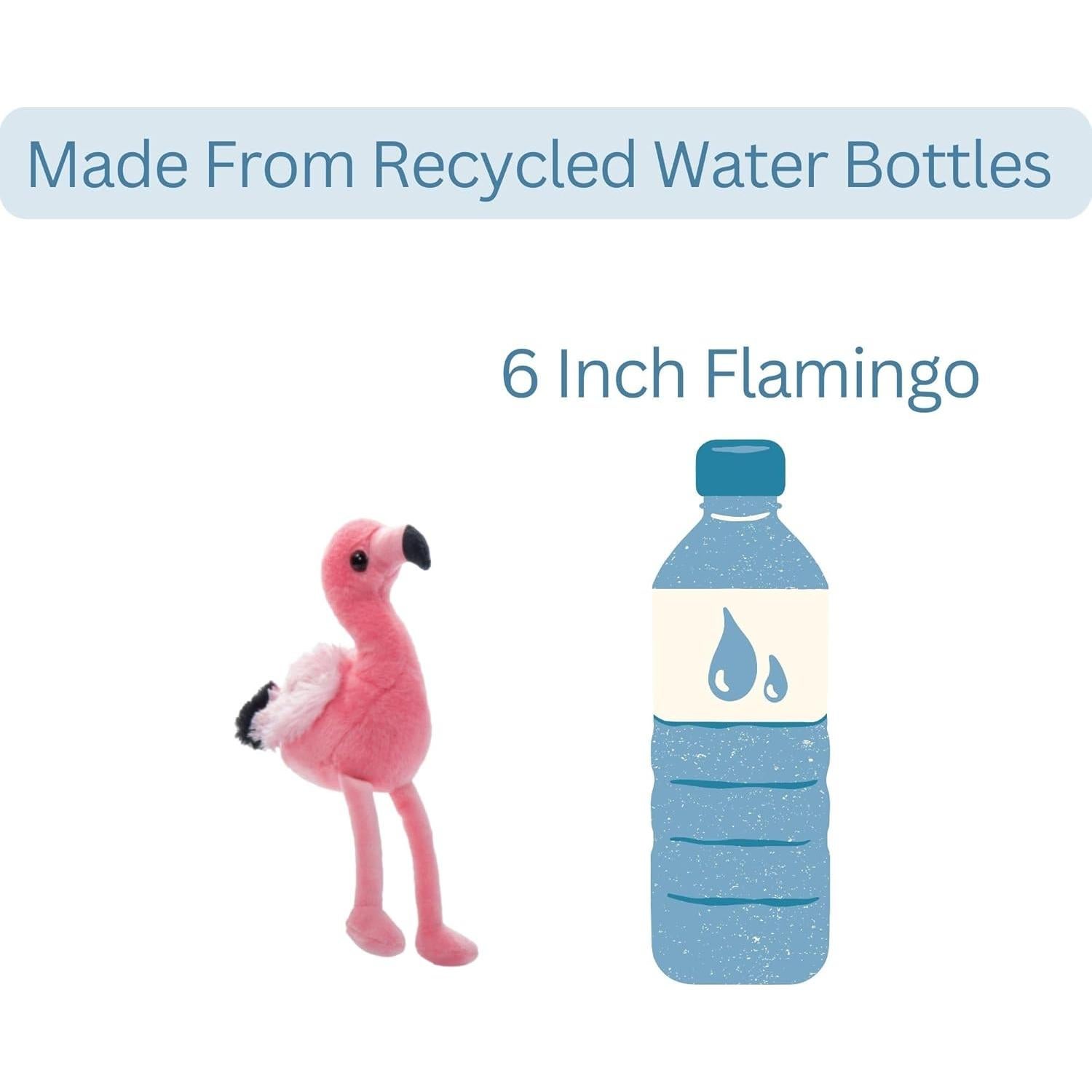 Flamenco de Peluche El Zoológico de Caricias 15 cm