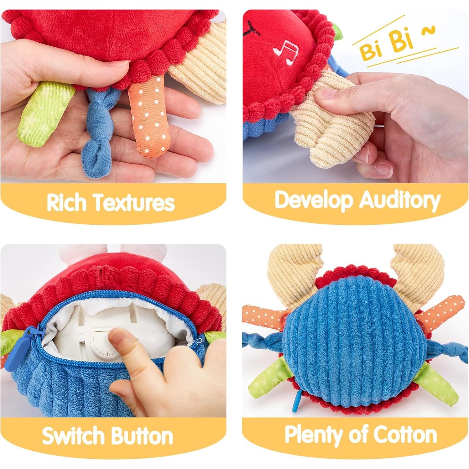 Juguete Cangrejo Musical Hahaland para Bebés 12-36 Meses