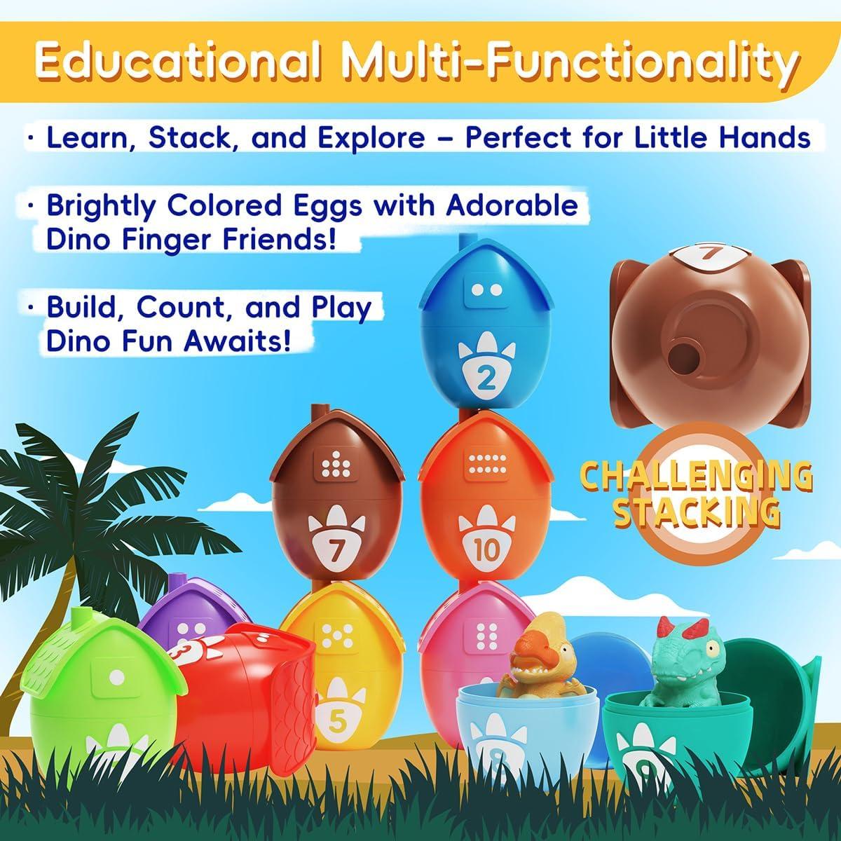 Juguete de Aprendizaje Zippytots Dino 20 Piezas Montessori