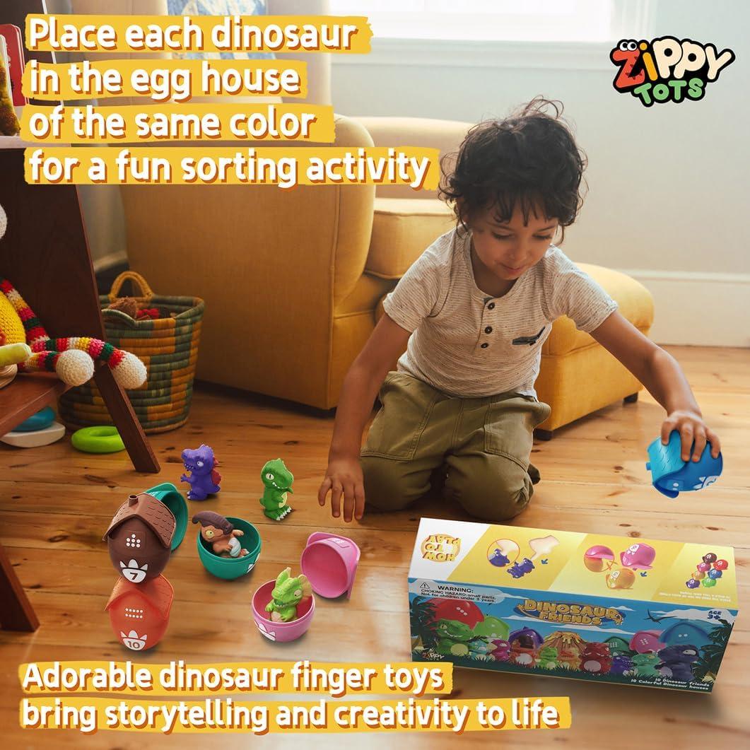 Juguete de Aprendizaje Zippytots Dino 20 Piezas Montessori