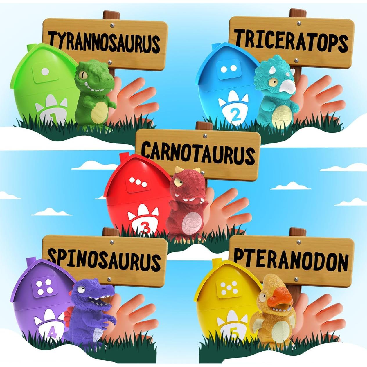 Juguete de Aprendizaje Zippytots Dino 20 Piezas Montessori