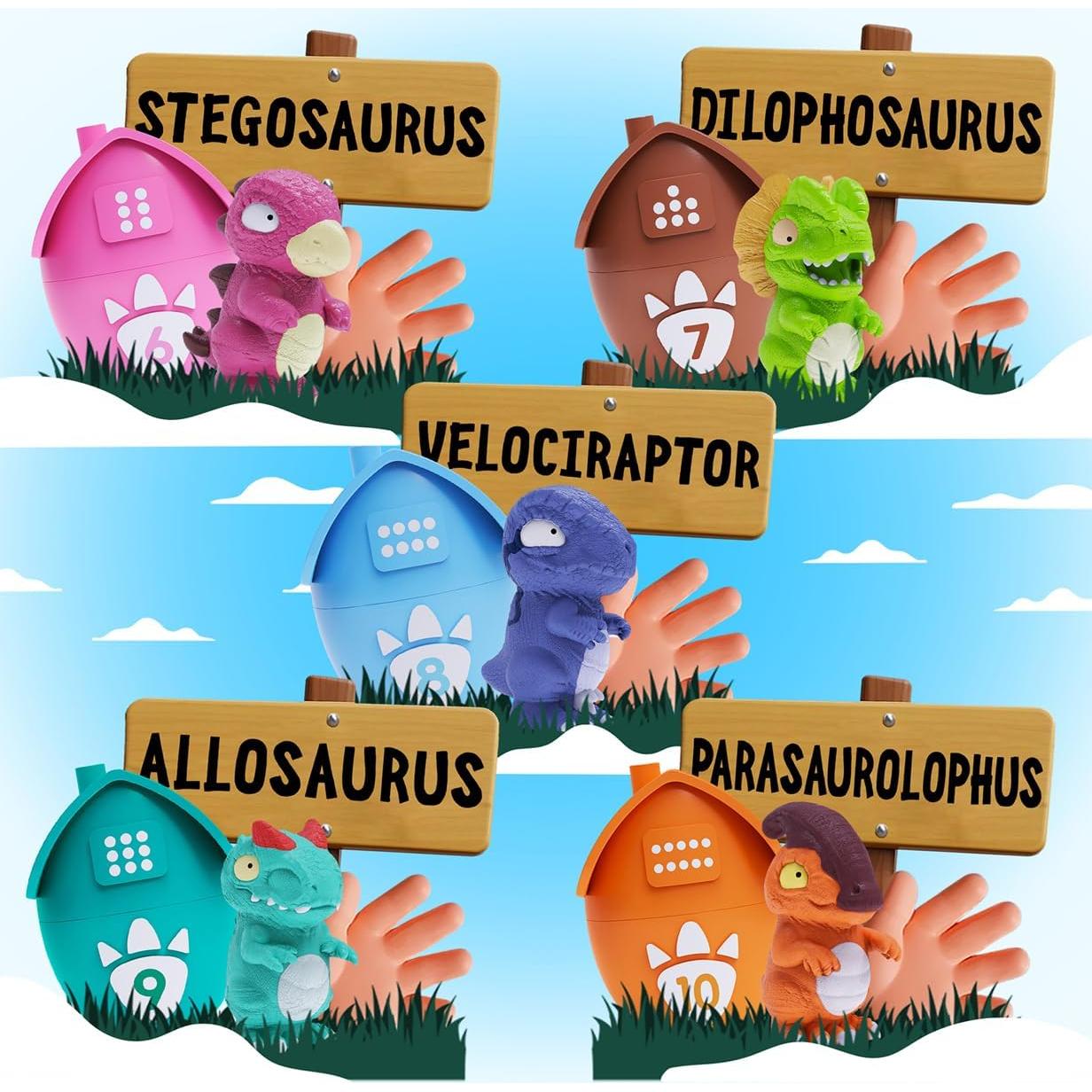 Juguete de Aprendizaje Zippytots Dino 20 Piezas Montessori