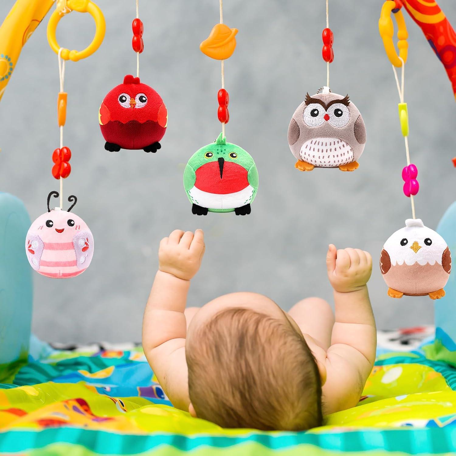 Libima 9 Llaveros de Animales de Peluche 8 cm Adornos