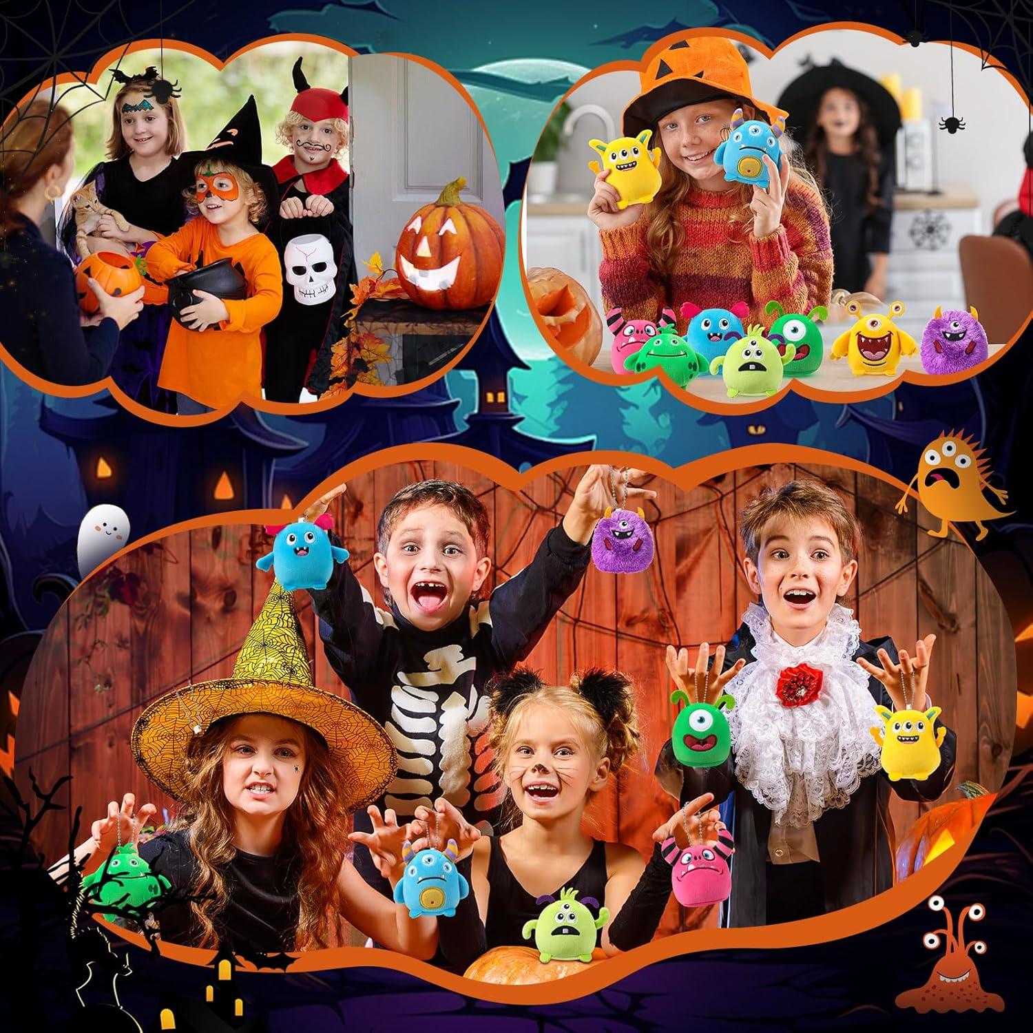 Llaveros de Peluche Libima 9 Pcs Monstruos 8 cm