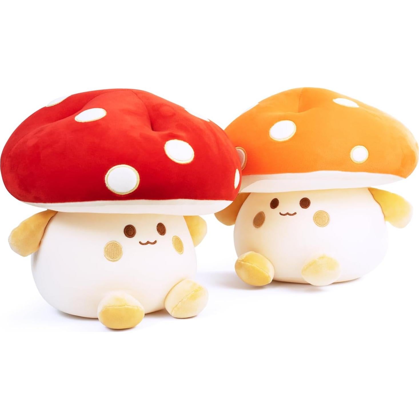 Almohada de Peluche Champiñón Rojo 30 cm Nuokin