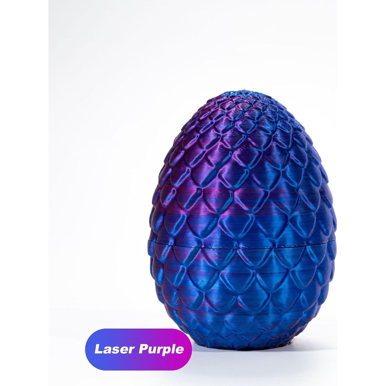 Dragón de Cristal Articulado 3D Addcean 30.48 cm Púrpura