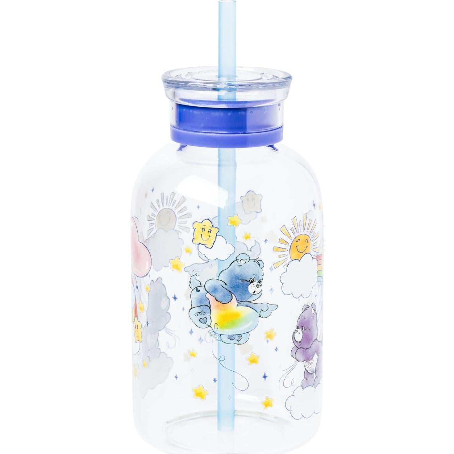 Botella de Leche de Vidrio Silver Buffalo 15oz Care Bears