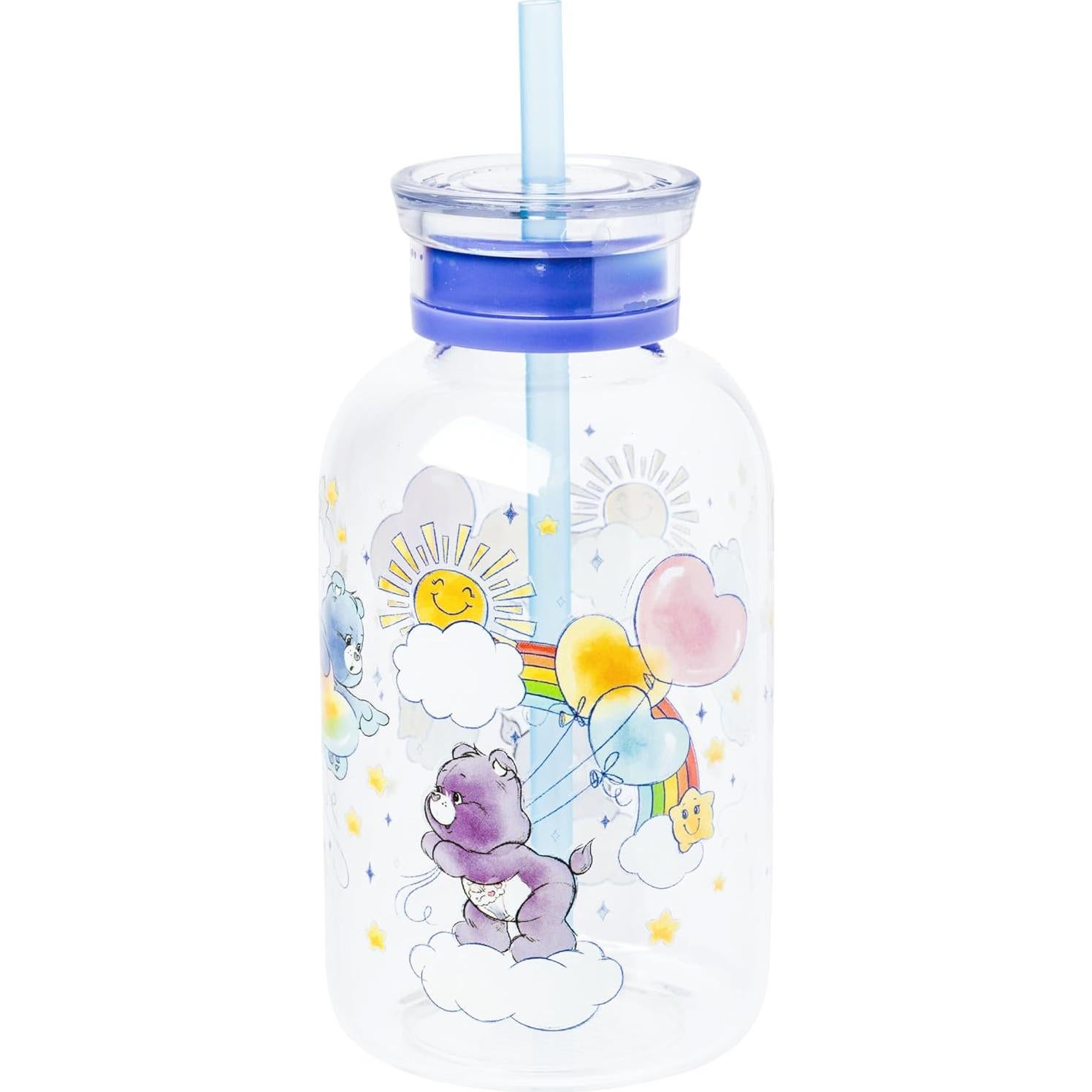 Botella de Leche de Vidrio Silver Buffalo 15oz Care Bears