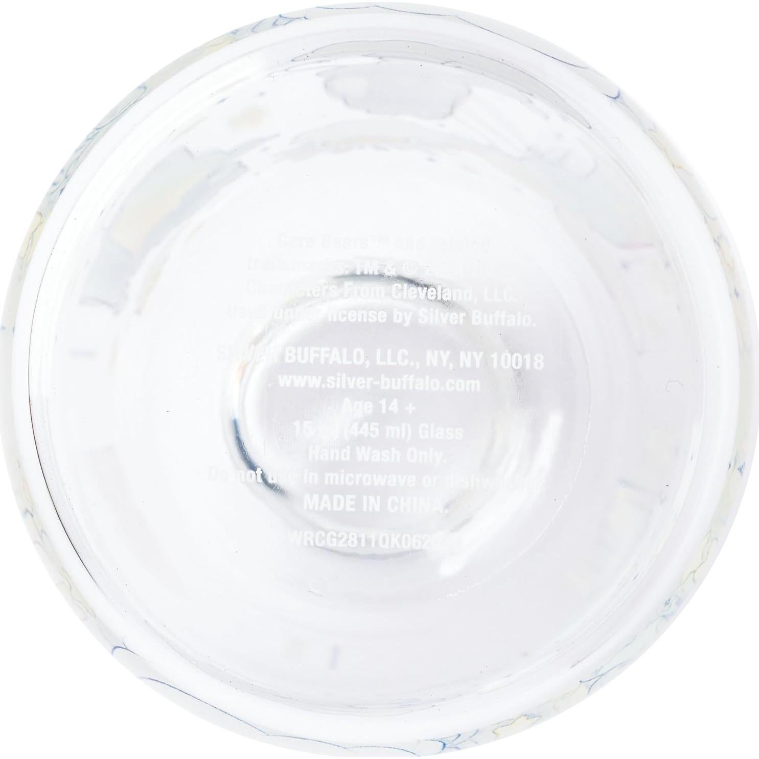 Botella de Leche de Vidrio Silver Buffalo 15oz Care Bears