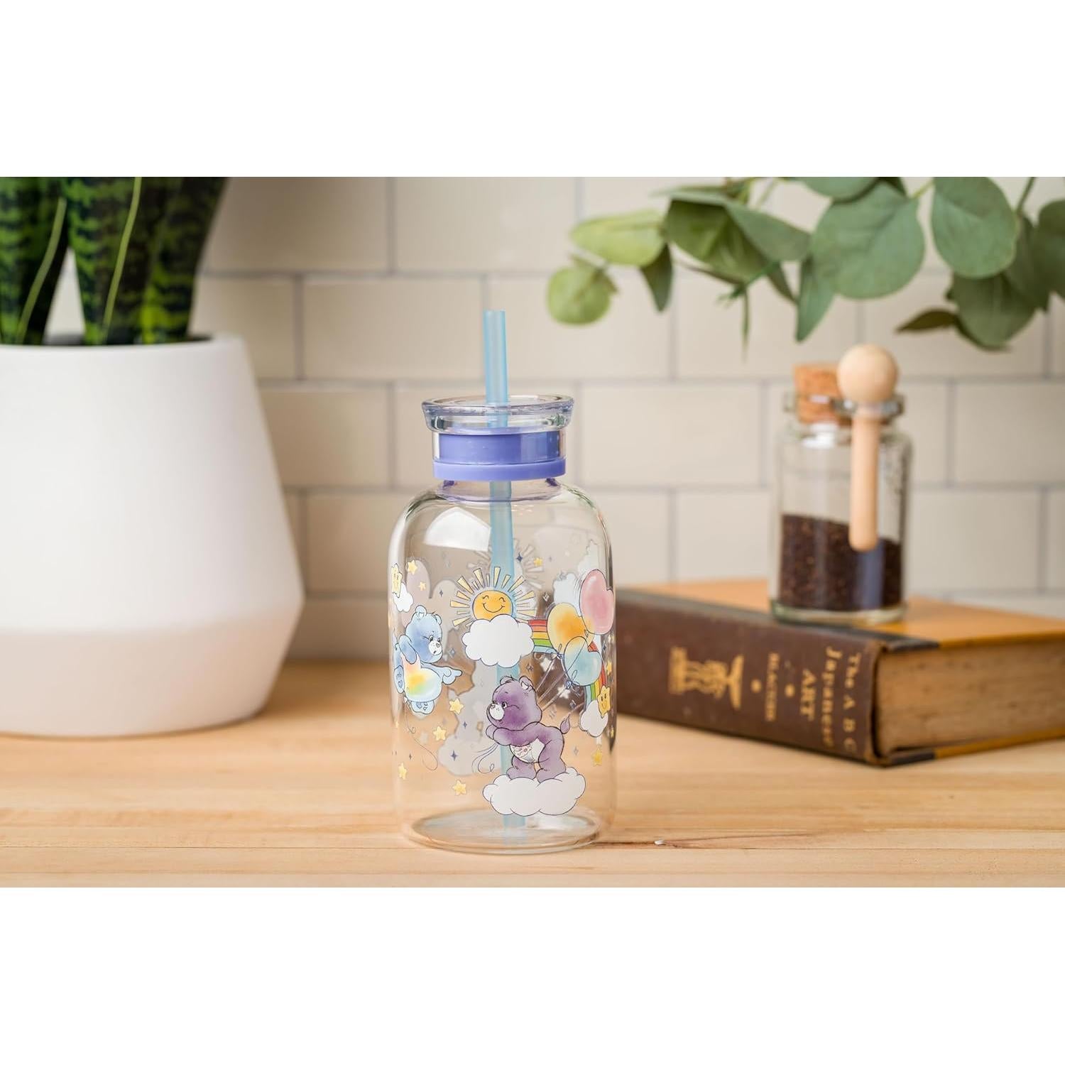 Botella de Leche de Vidrio Silver Buffalo 15oz Care Bears