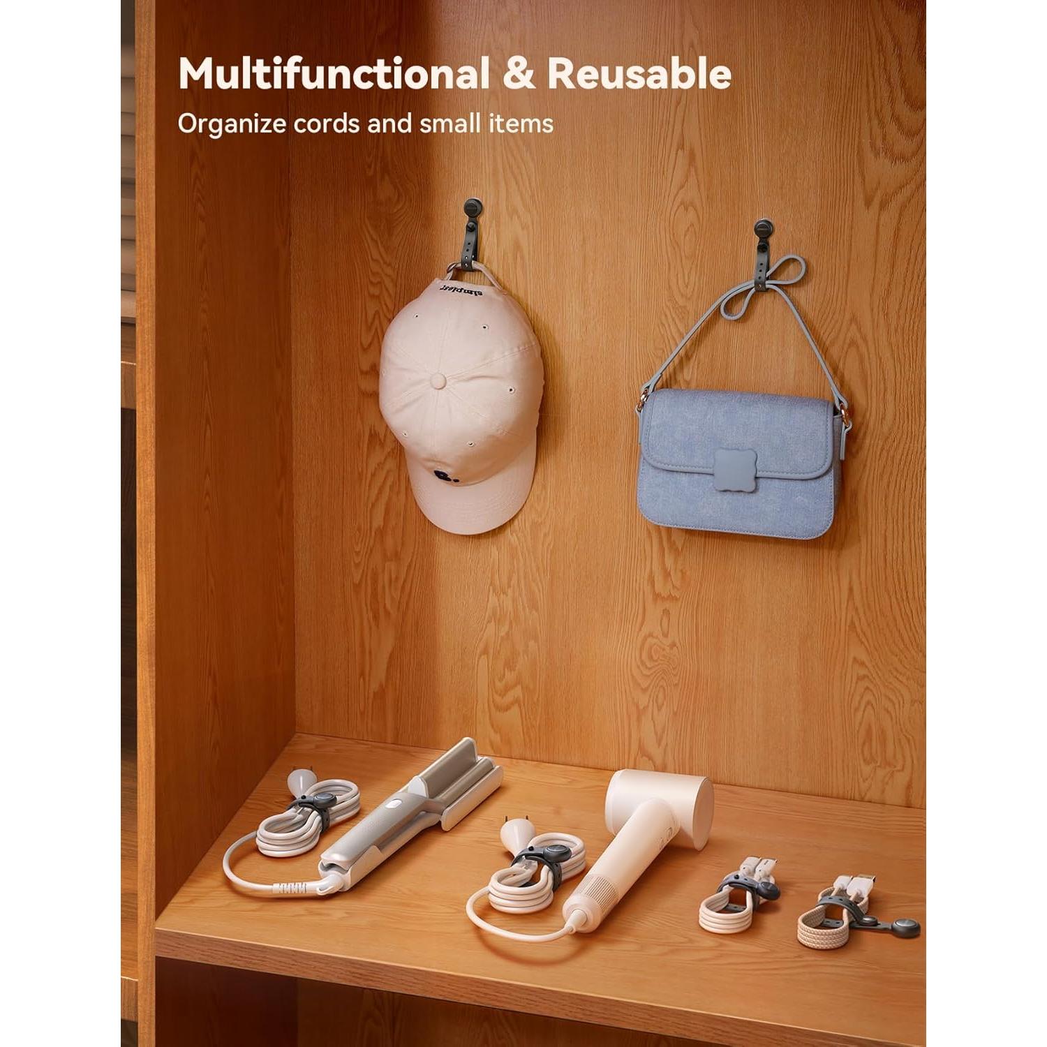 Cables Magnéticos JOYROOM 12 Piezas Silicona Negra