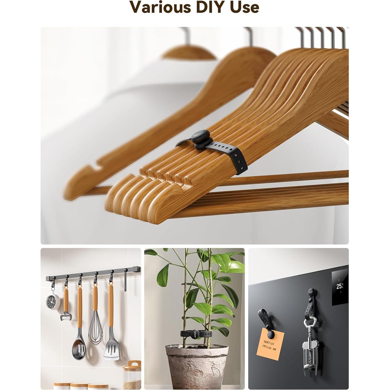 Cables Magnéticos JOYROOM 12 Piezas Silicona Negra