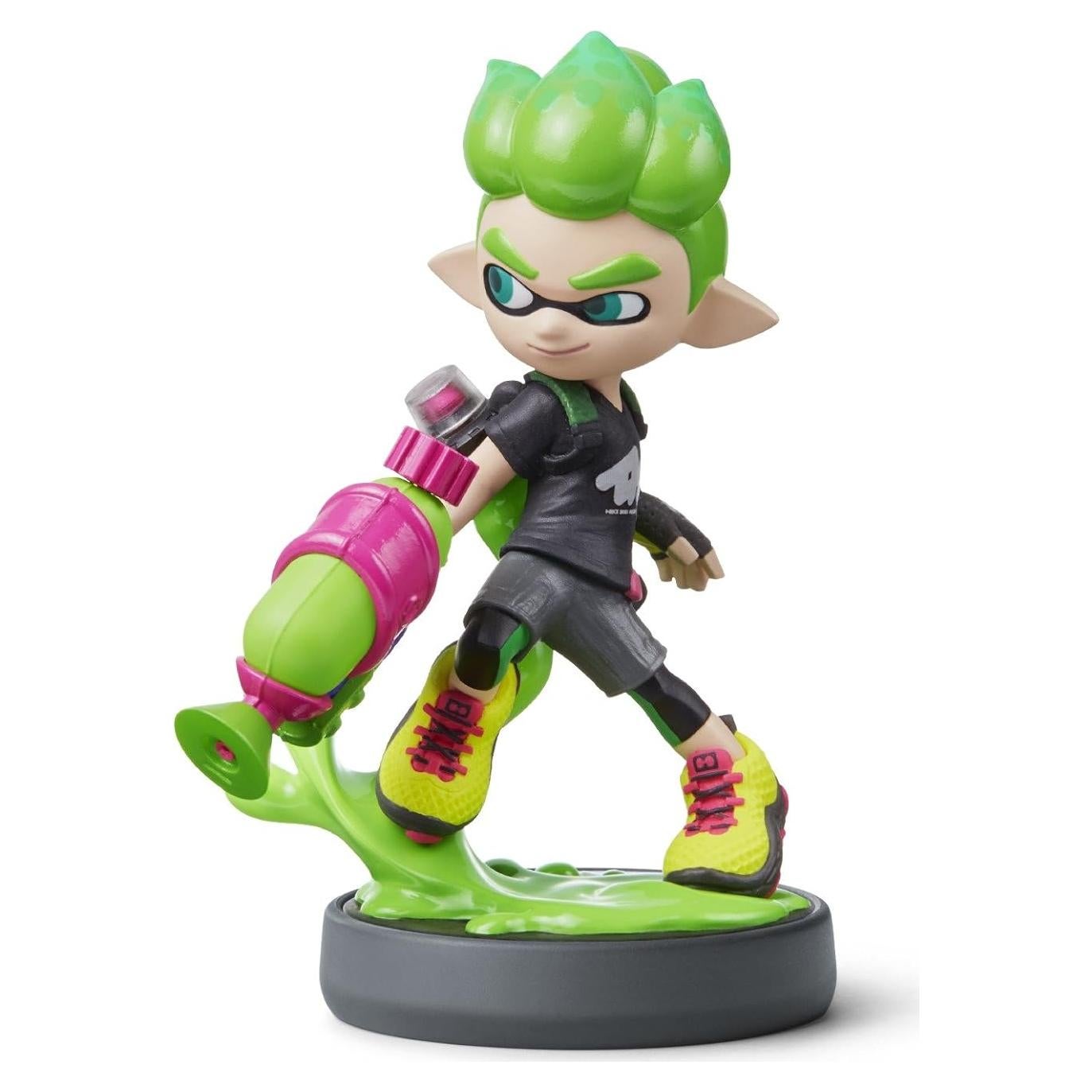 Amiibo Nintendo Inkling Verde Neón para Switch y 3DS