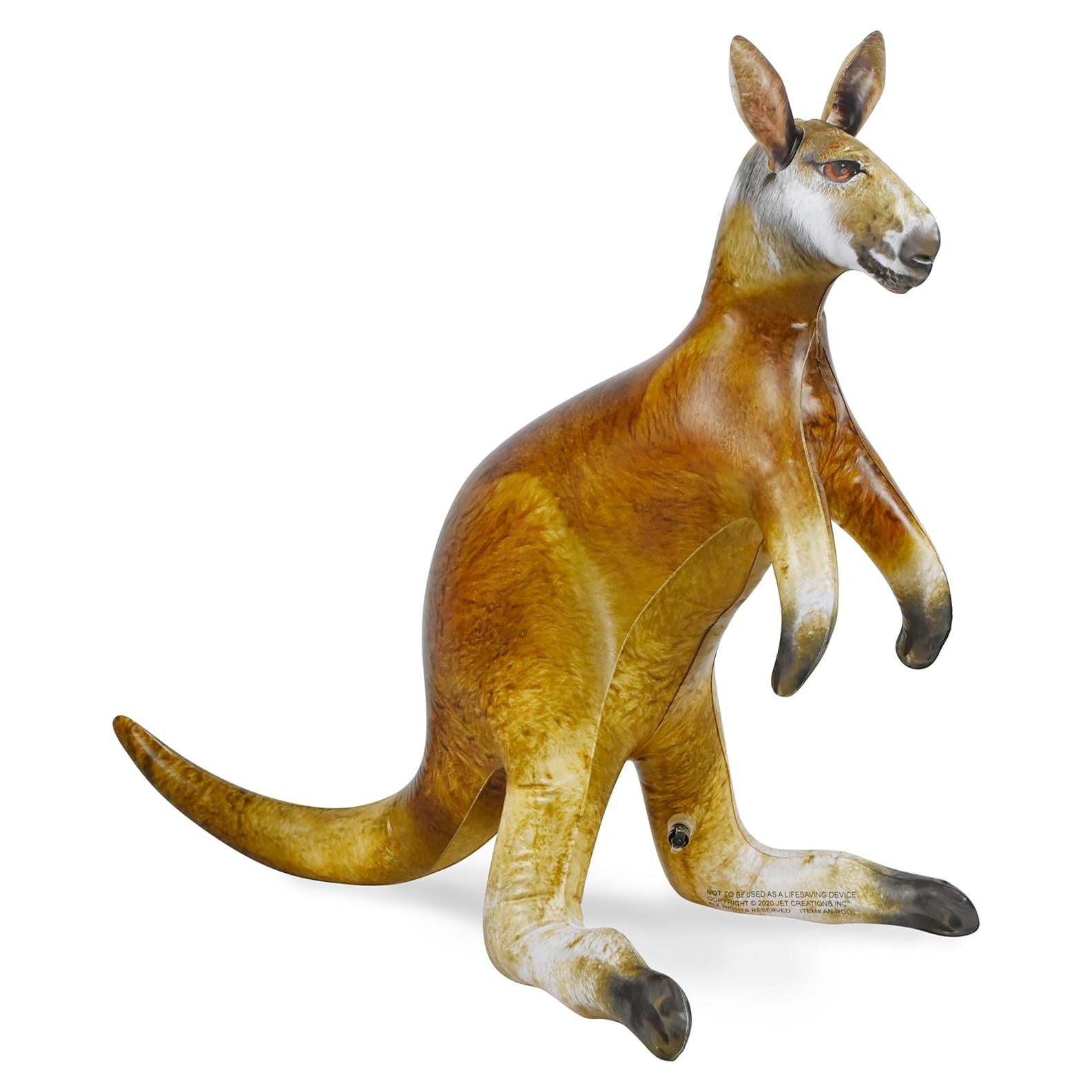 Canguro Inflable Jet Creations 101,6 cm Amarillo/Marrón