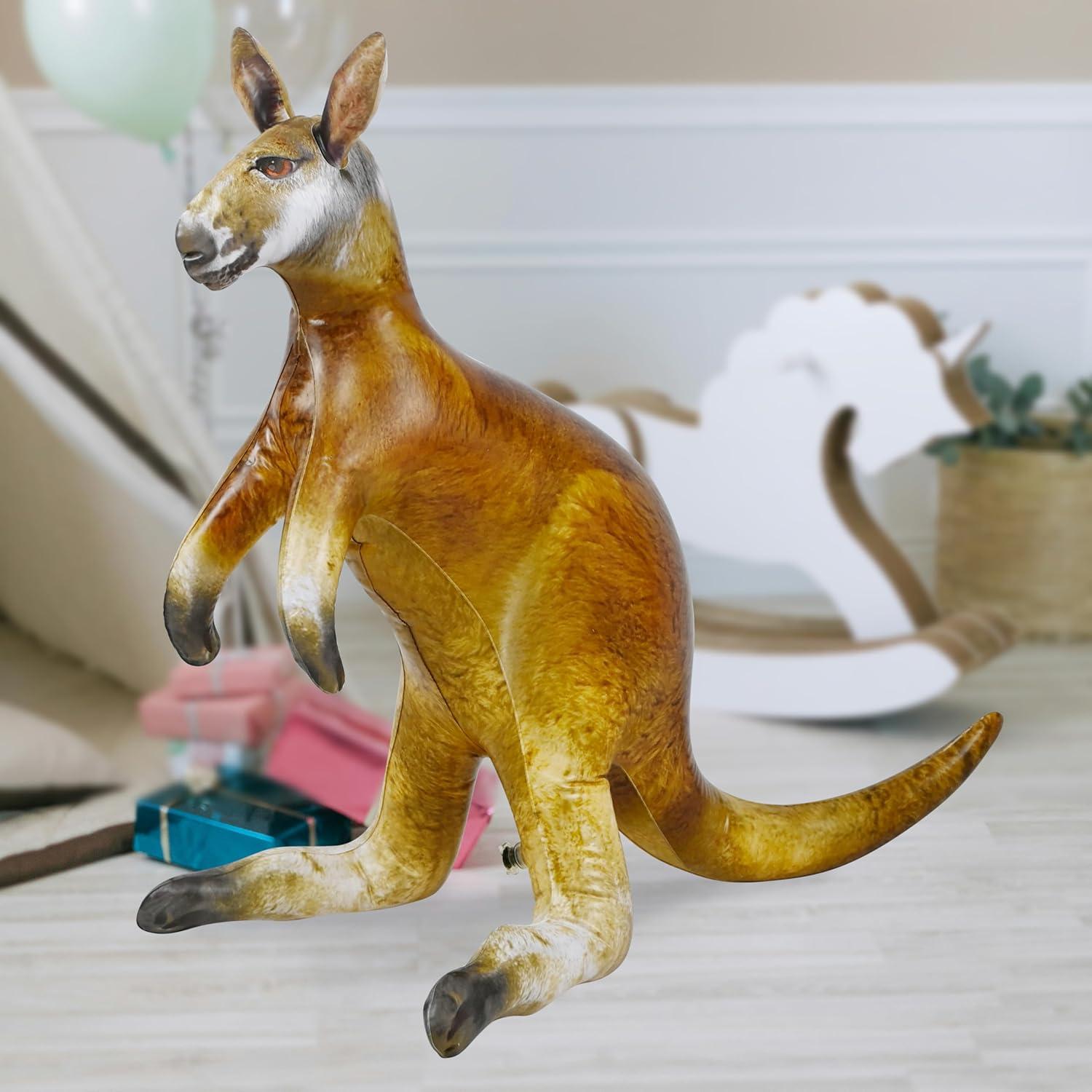 Canguro Inflable Jet Creations 101,6 cm Amarillo/Marrón