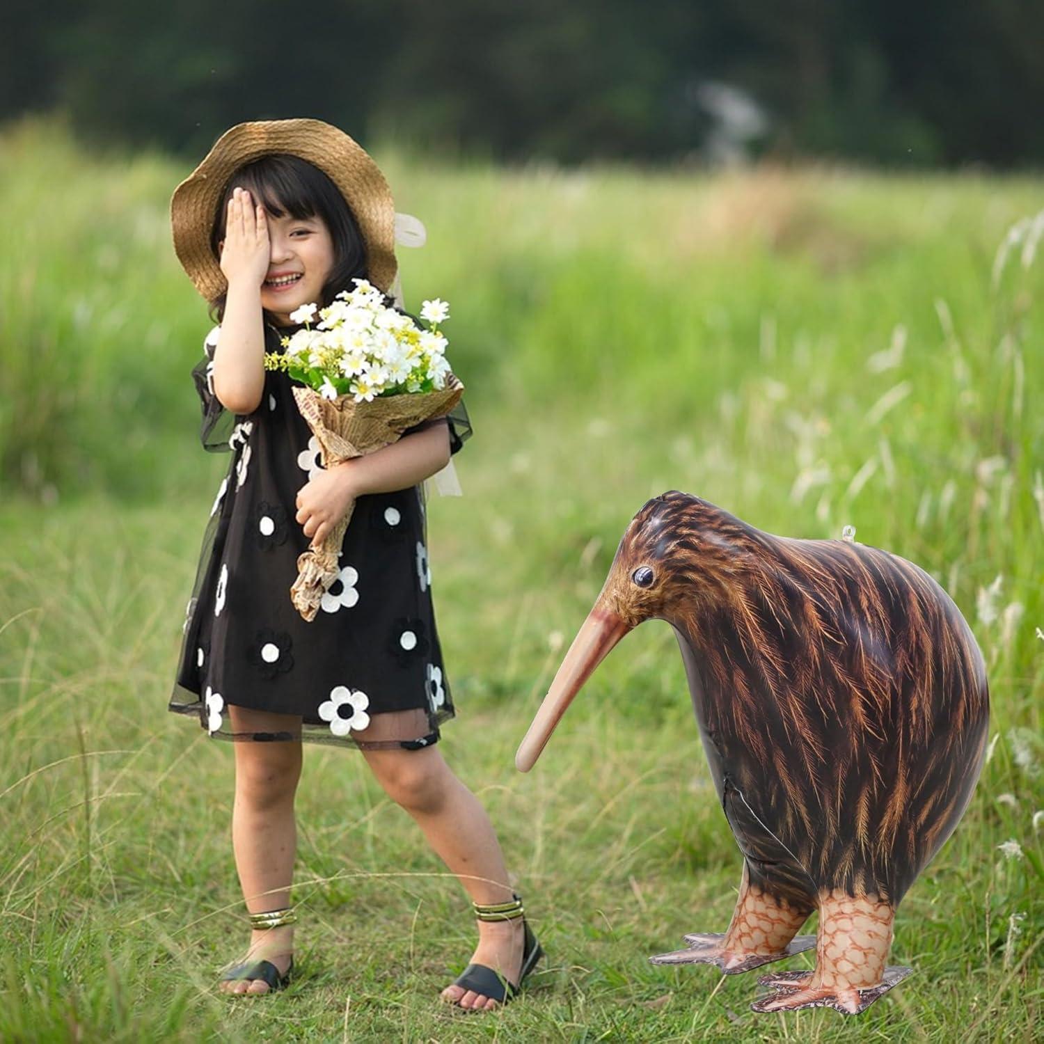 Jet Creations Pájaro Kiwi Inflable 45.7 cm Marrón