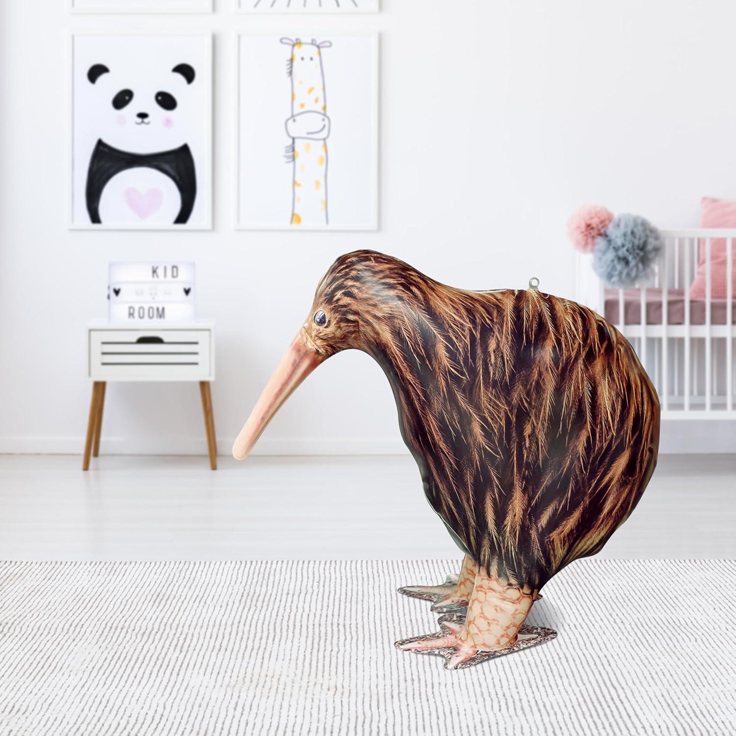 Jet Creations Pájaro Kiwi Inflable 45.7 cm Marrón