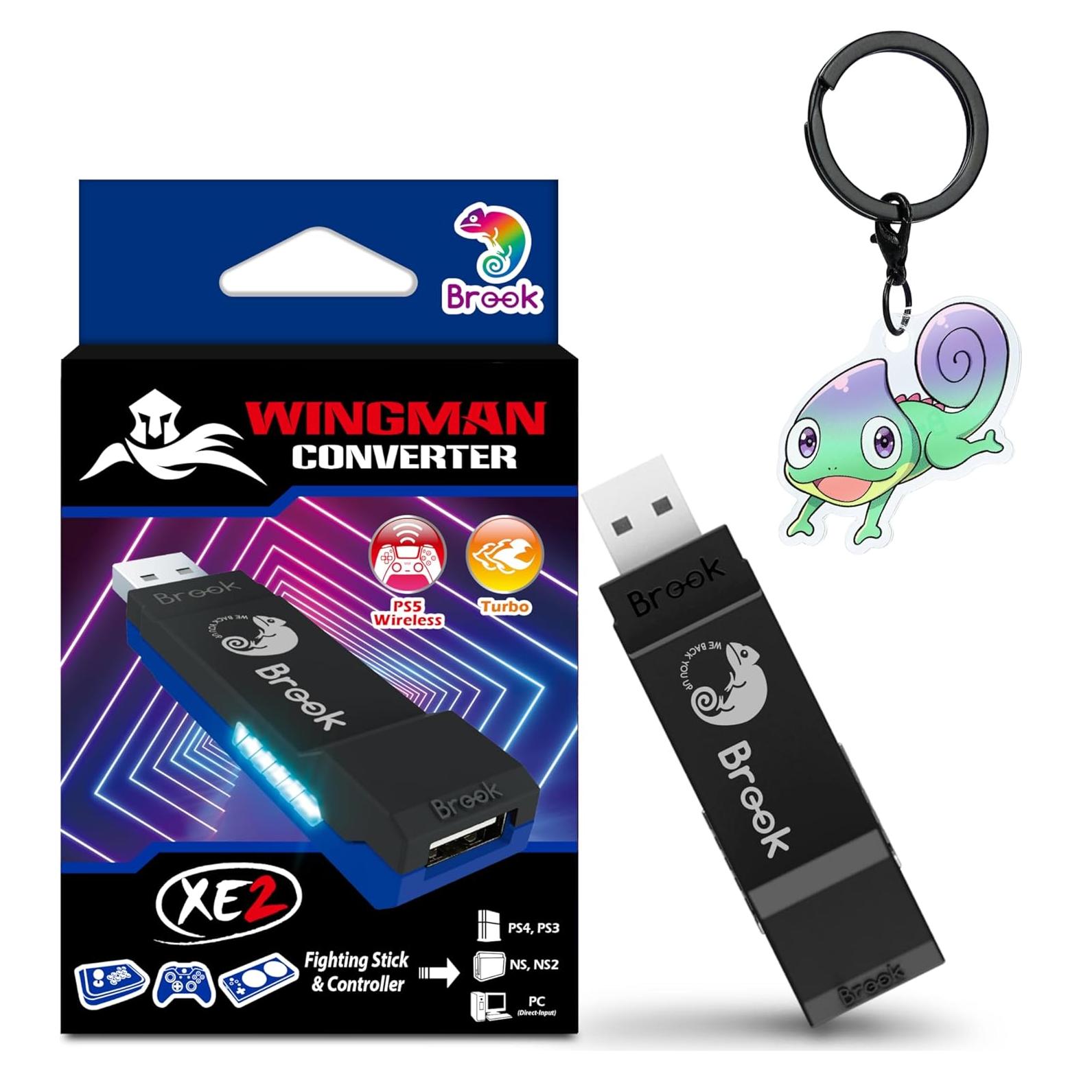 Adaptador Inalámbrico Brook Wingman XE2 - Convertidor 2-en-1 PS4, PS5, Xbox, Switch