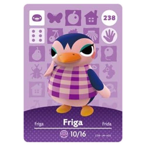 Friga - Nintendo Animal Crossing Happy Home Designer Amiibo Card - 238