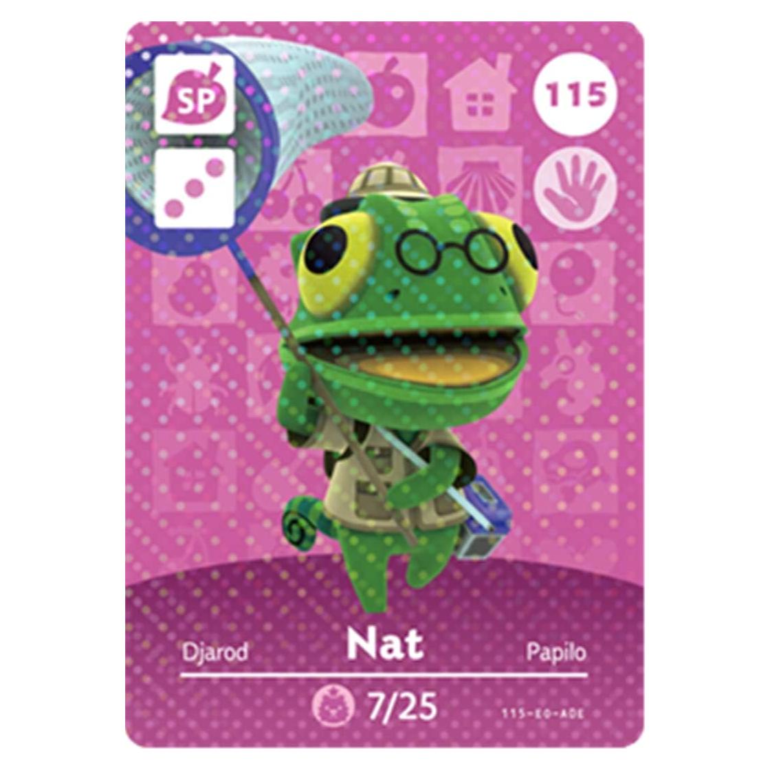 Tarjeta Amiibo Animal Crossing JORDEN Serie 2 115