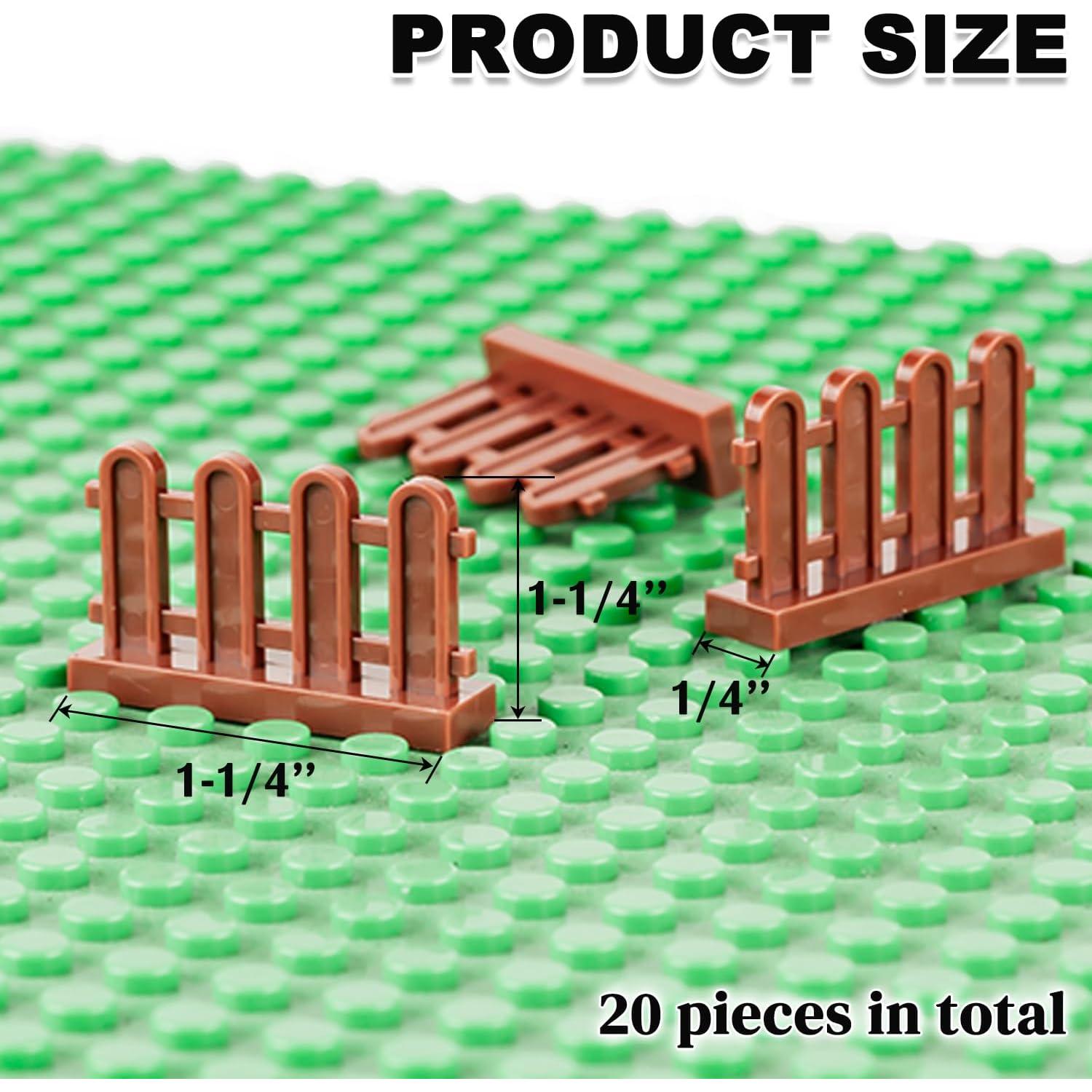 Juego de Bloques de Construcción de Cercas HIMIRICH 20 Piezas