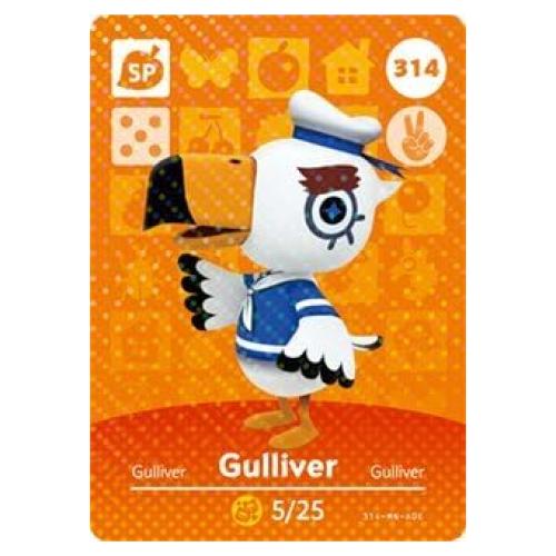 Tarjeta Amiibo Gulliver Animal Crossing Serie 4 - Nintendo