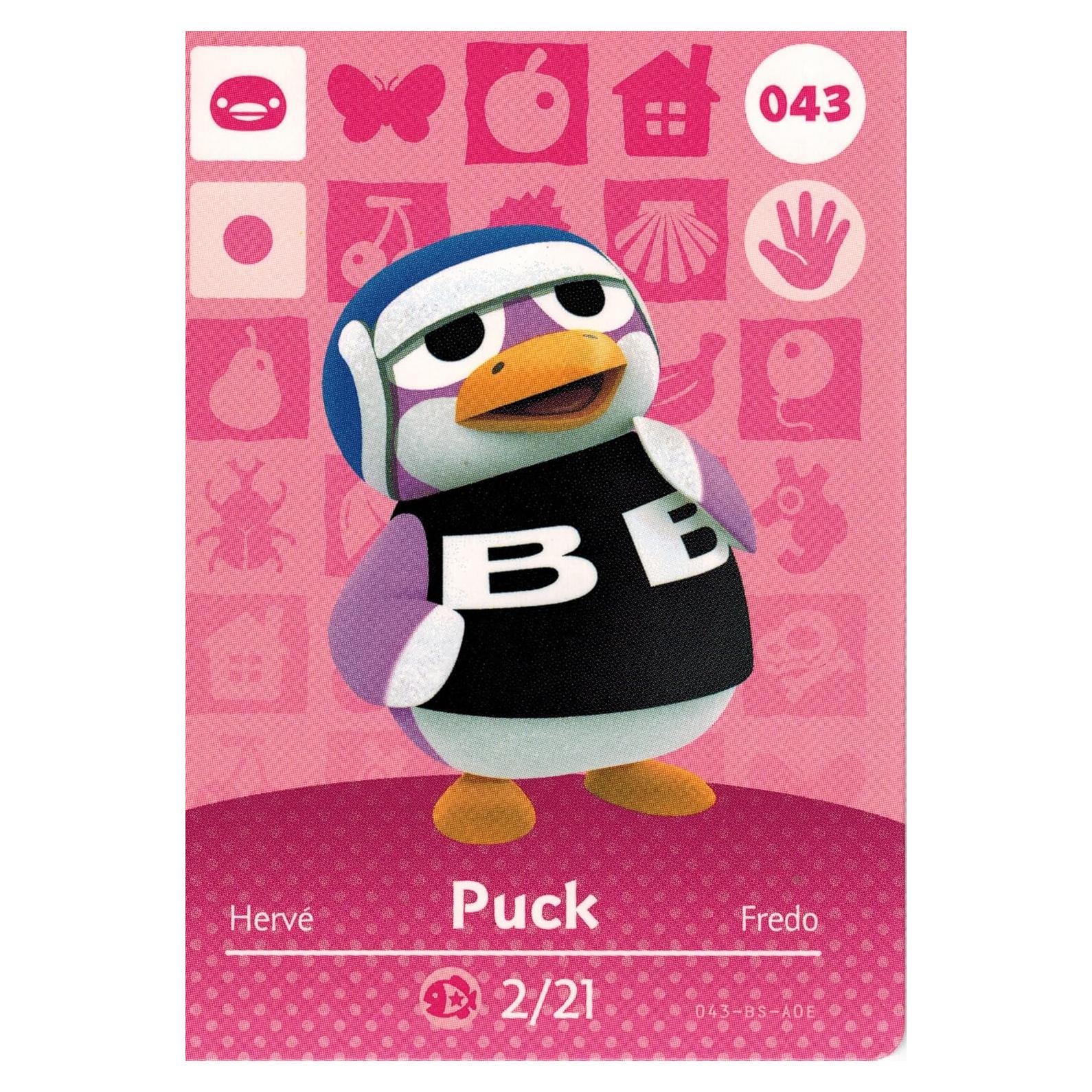 Nintendo Animal Crossing Happy Home Designer Amiibo Card Puck 043/100 USA Version
