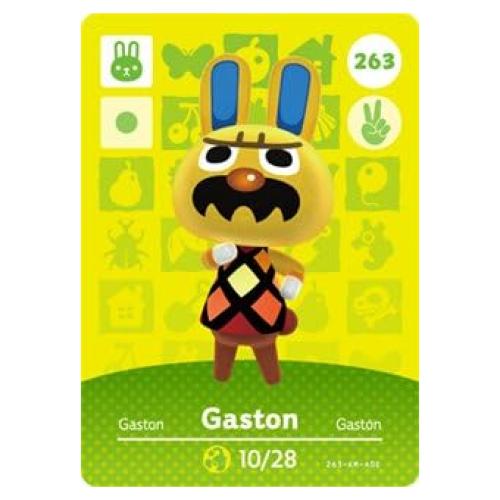 Tarjeta Amiibo Nintendo Animal Crossing Gaston Serie 3