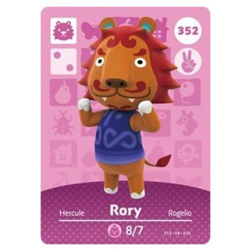 Tarjeta Amiibo Animal Crossing Rory Serie 4 352