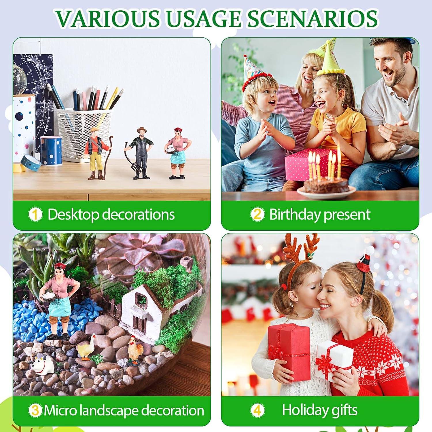 Juego de Juguetes de Granja RoundFunny 27 Piezas Educativo