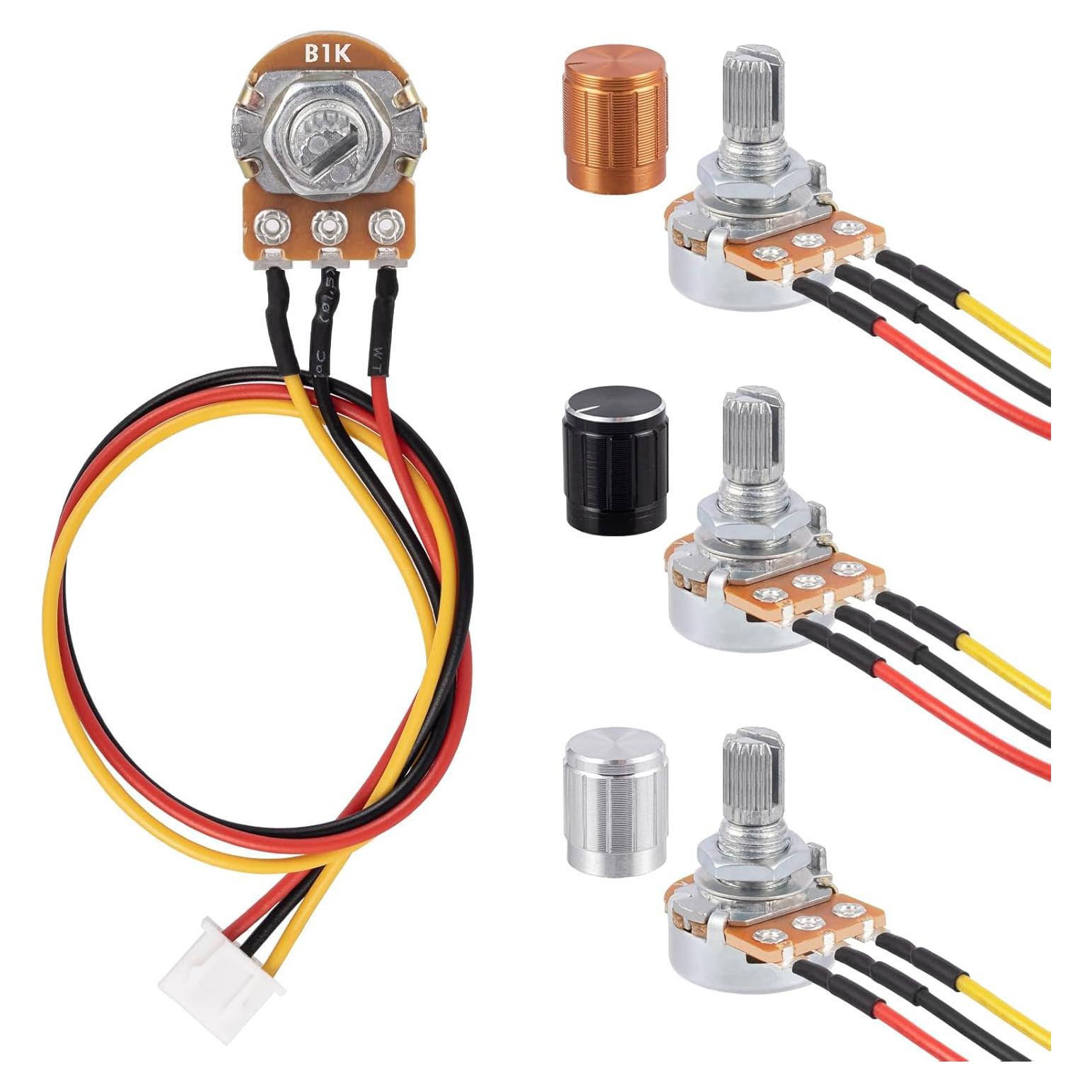 Potenciómetro Rotativo Lineal WH148 1K ALLECIN - 6 Piezas