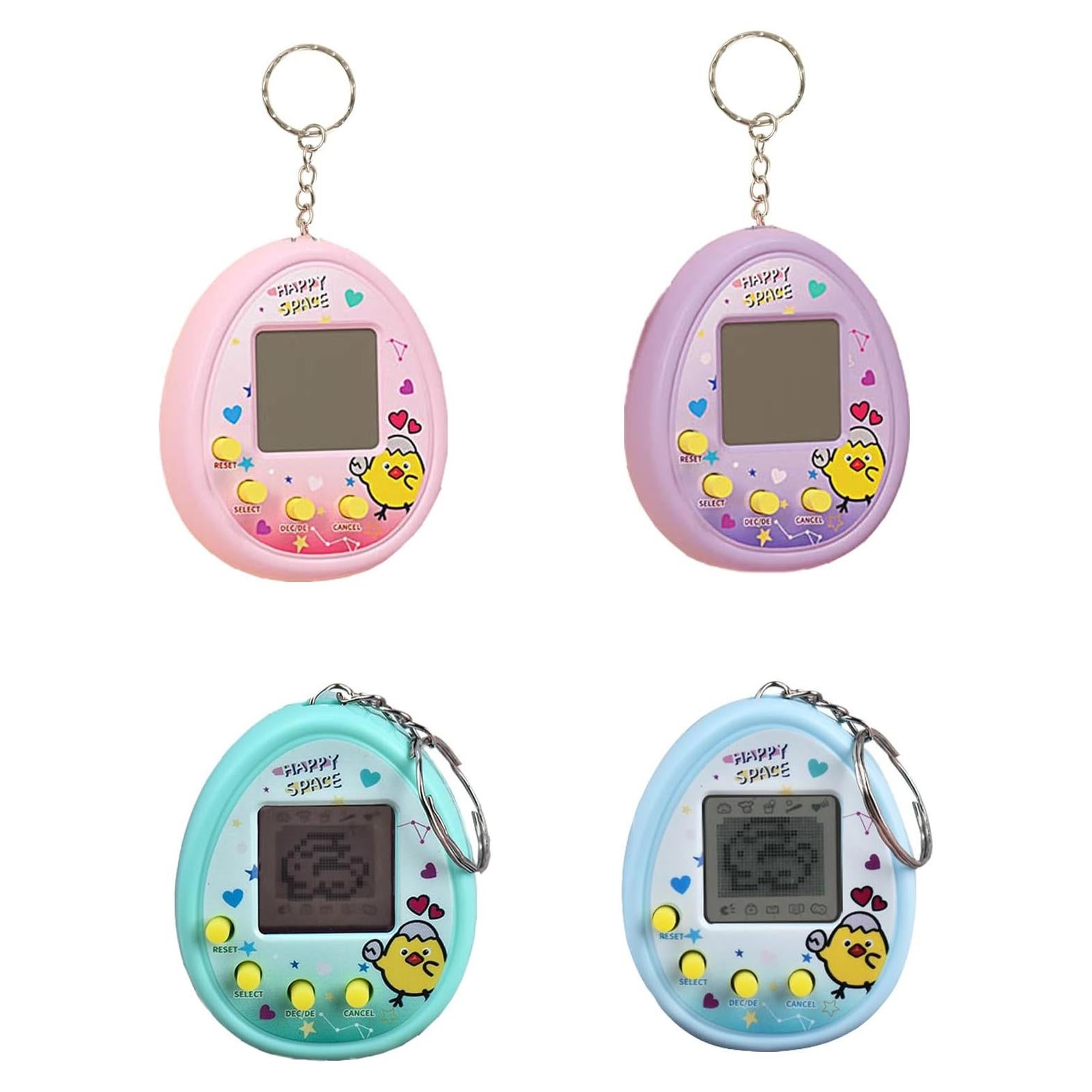 Llaveros de Mascotas Virtuales Jaming 4 Piezas Digitales 168 en 1