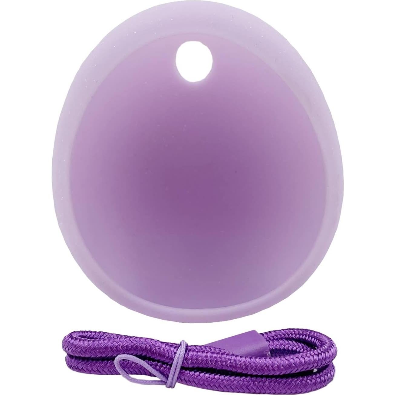 Funda de Silicona y Cordón xcivi para Tamagotchi Pix Púrpura