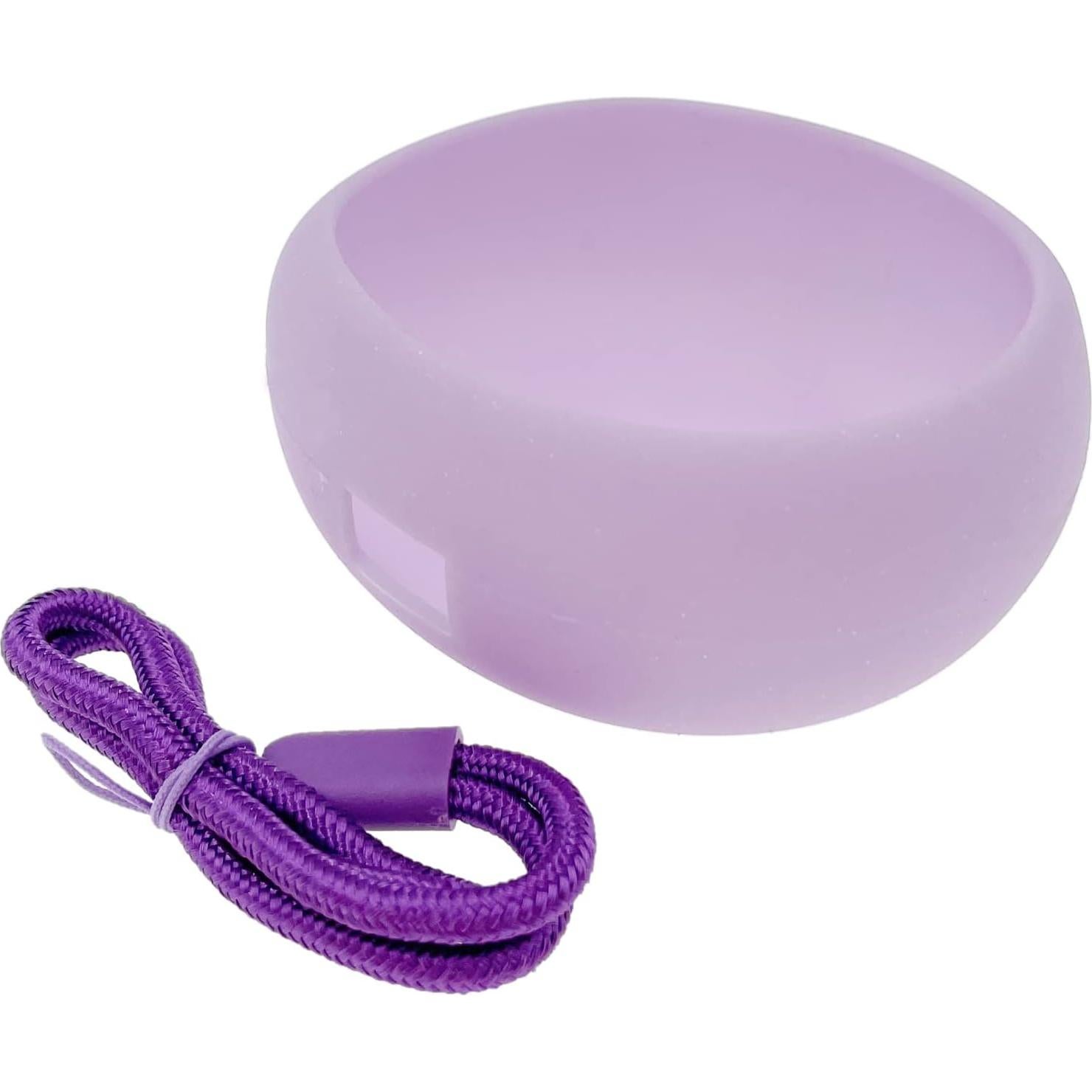 Funda de Silicona y Cordón xcivi para Tamagotchi Pix Púrpura